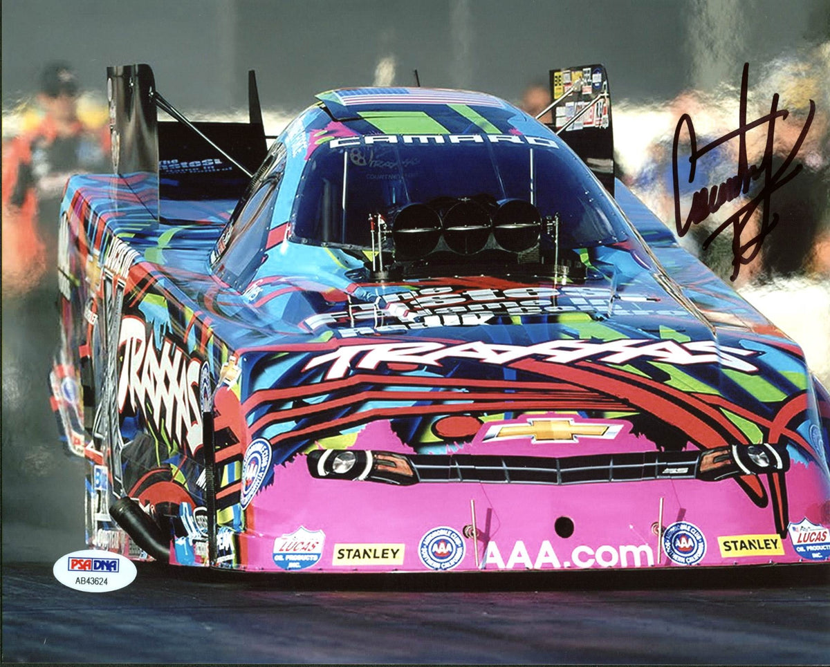 Courtney Force NHRA Drag Racing Authentic Signed 8X10 Photo PSA/DNA #AB43624