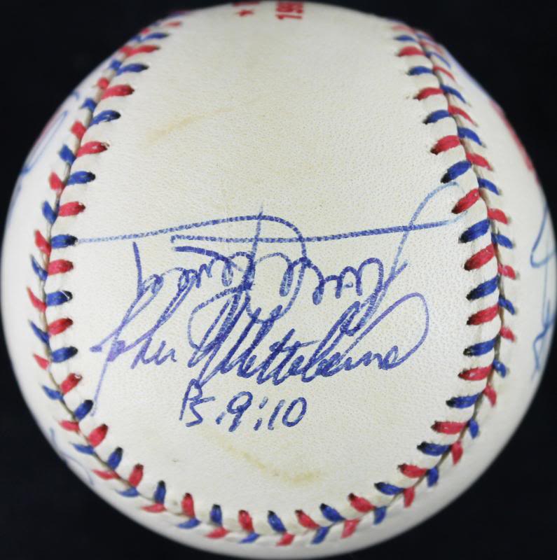 1996 Al All Stars (9) Signed OML 96 Asg Baseball Thomas Pettitte PSA/DNA #U03048