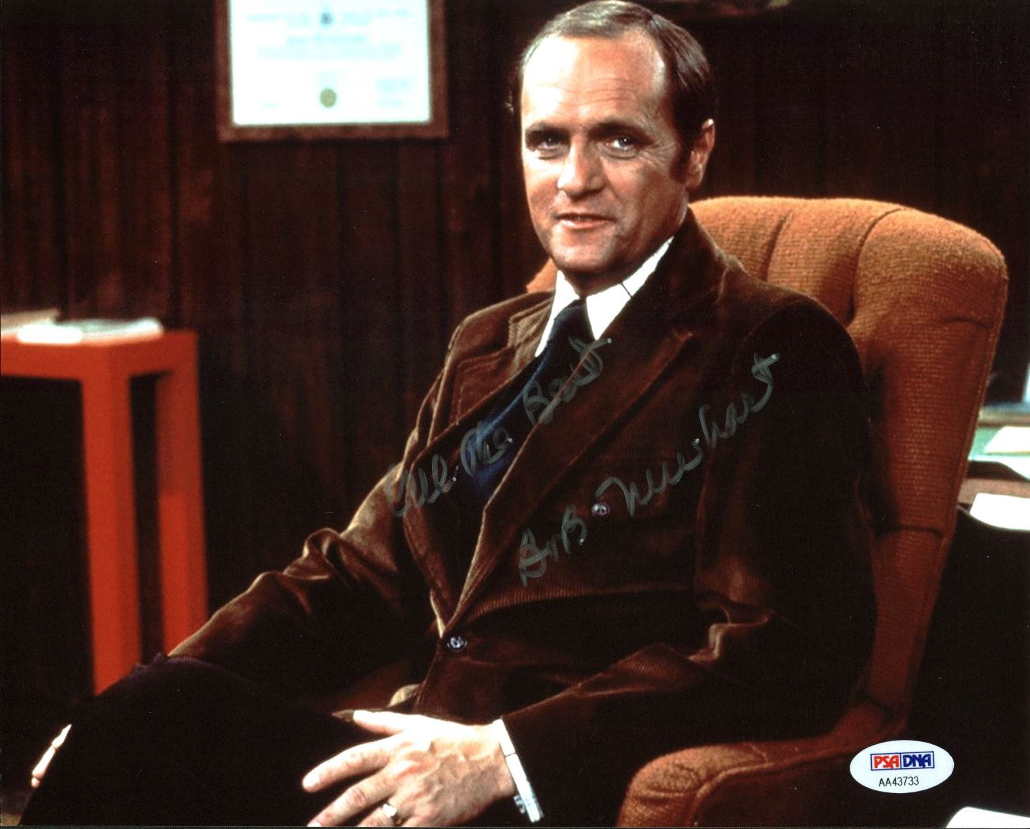 Bob Newhart The Bob Newhart Show Authentic Signed 8X10 Photo PSA/DNA #AA43733