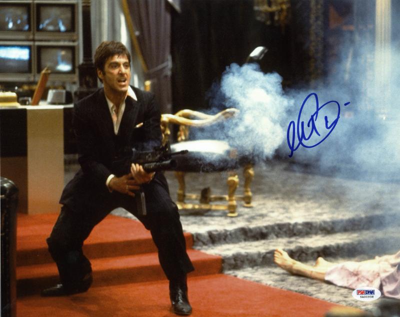 Al Pacino Scarface Signed 11X14 Photo Graded Perfect 10! PSA/DNA ITP #500958