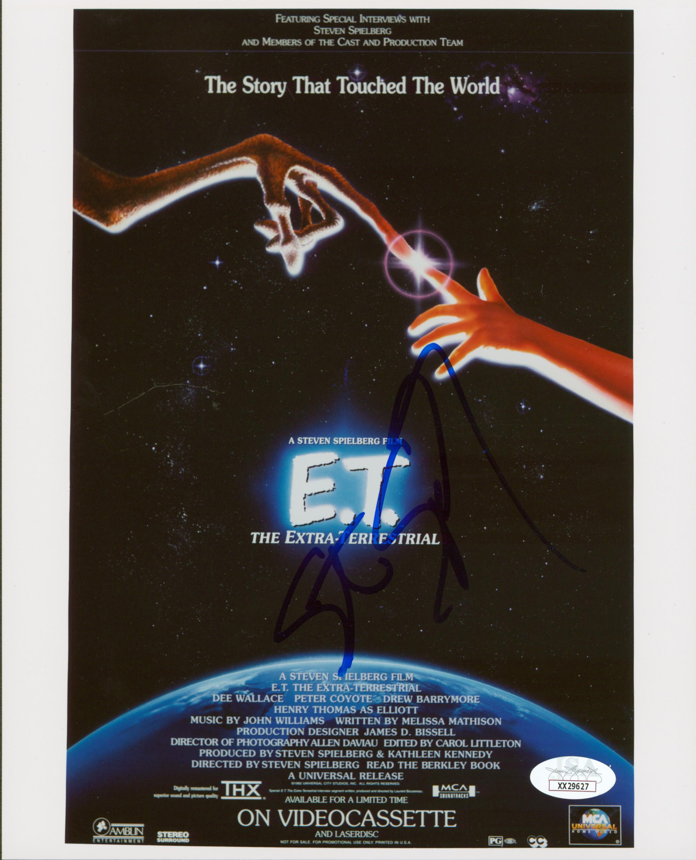Steven Spielberg E.T. Authentic Signed 8x10 Framed Photo JSA #XX29627