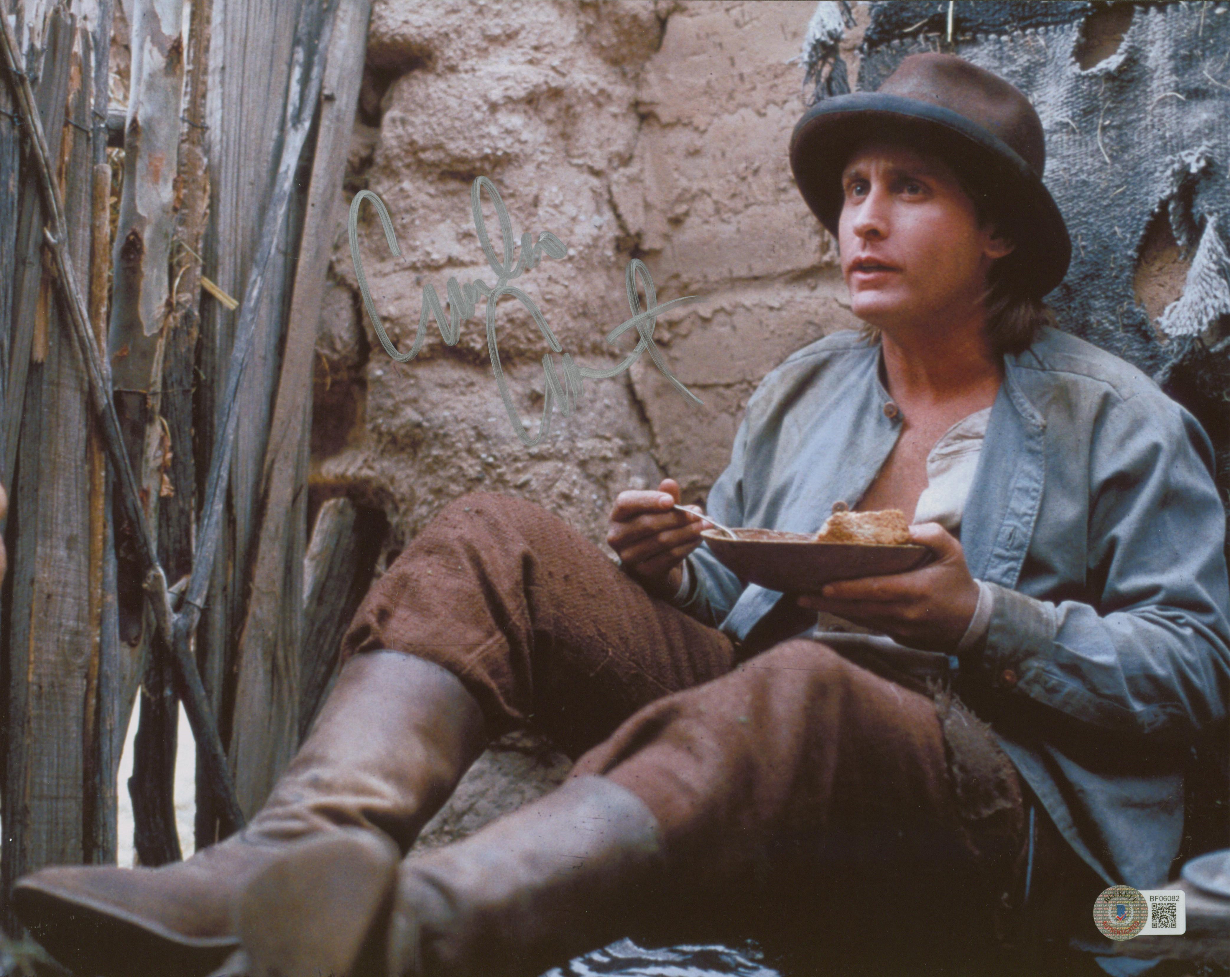 Emilio Estevez Young Guns Authentic Signed 11x14 Photo BAS #BF06082