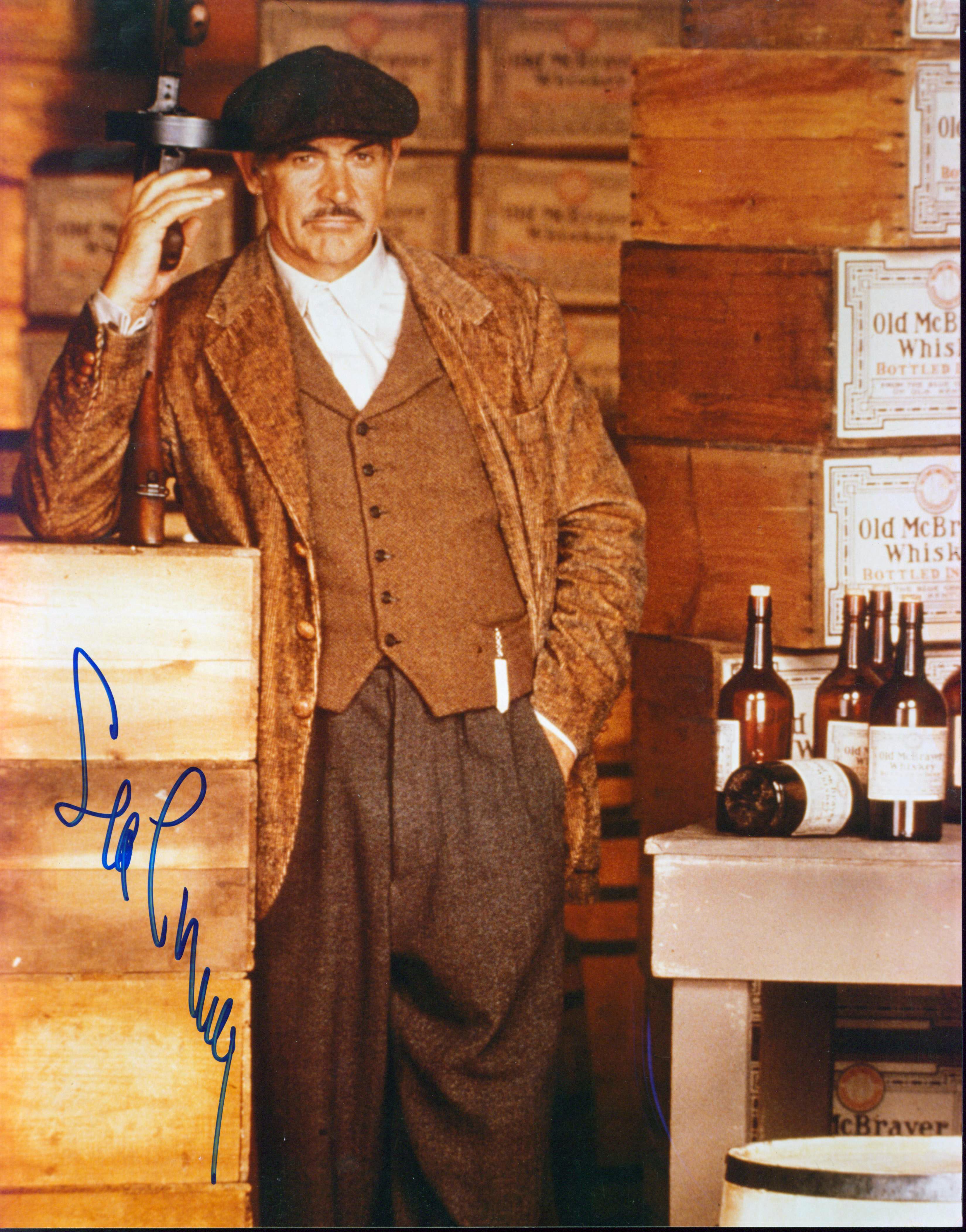 Sean Connery The Untouchables Authentic Signed 11x14 Photo BAS #A22049
