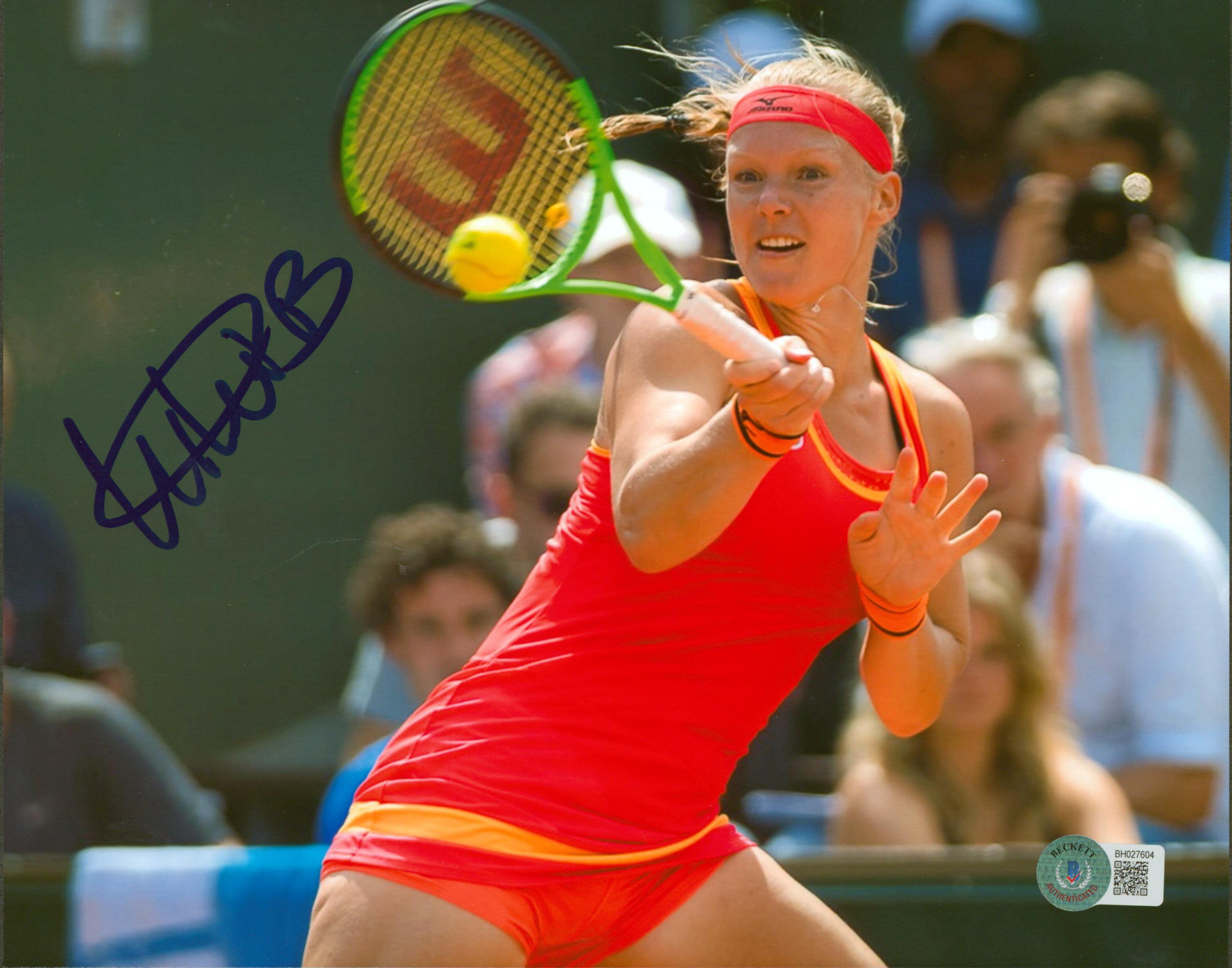 Kiki Bertens Authentic Signed 8x10 Photo Autographed BAS #BH027604
