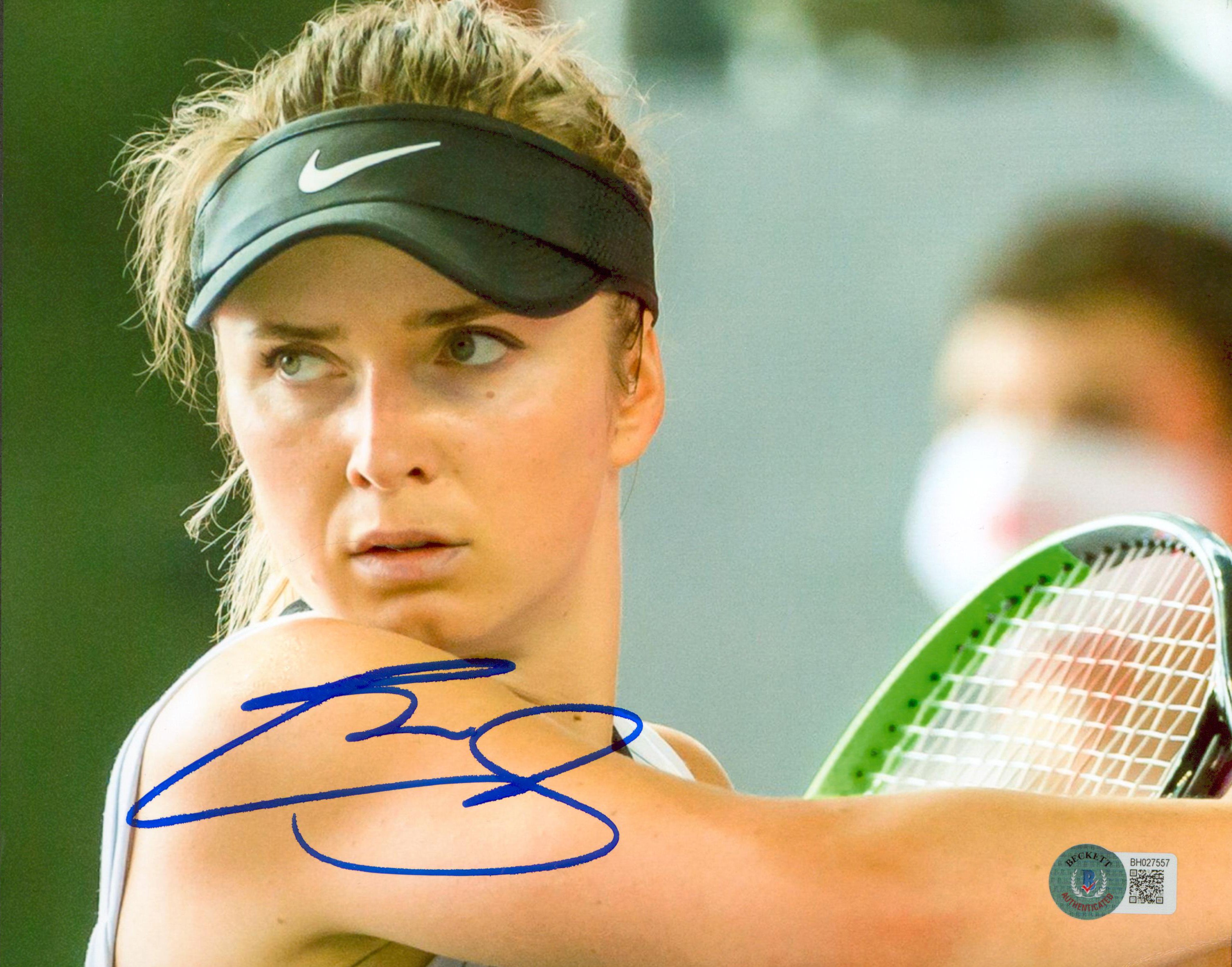 Elina Svitolina Authentic Signed 8x10 Photo Autographed BAS #BH027557