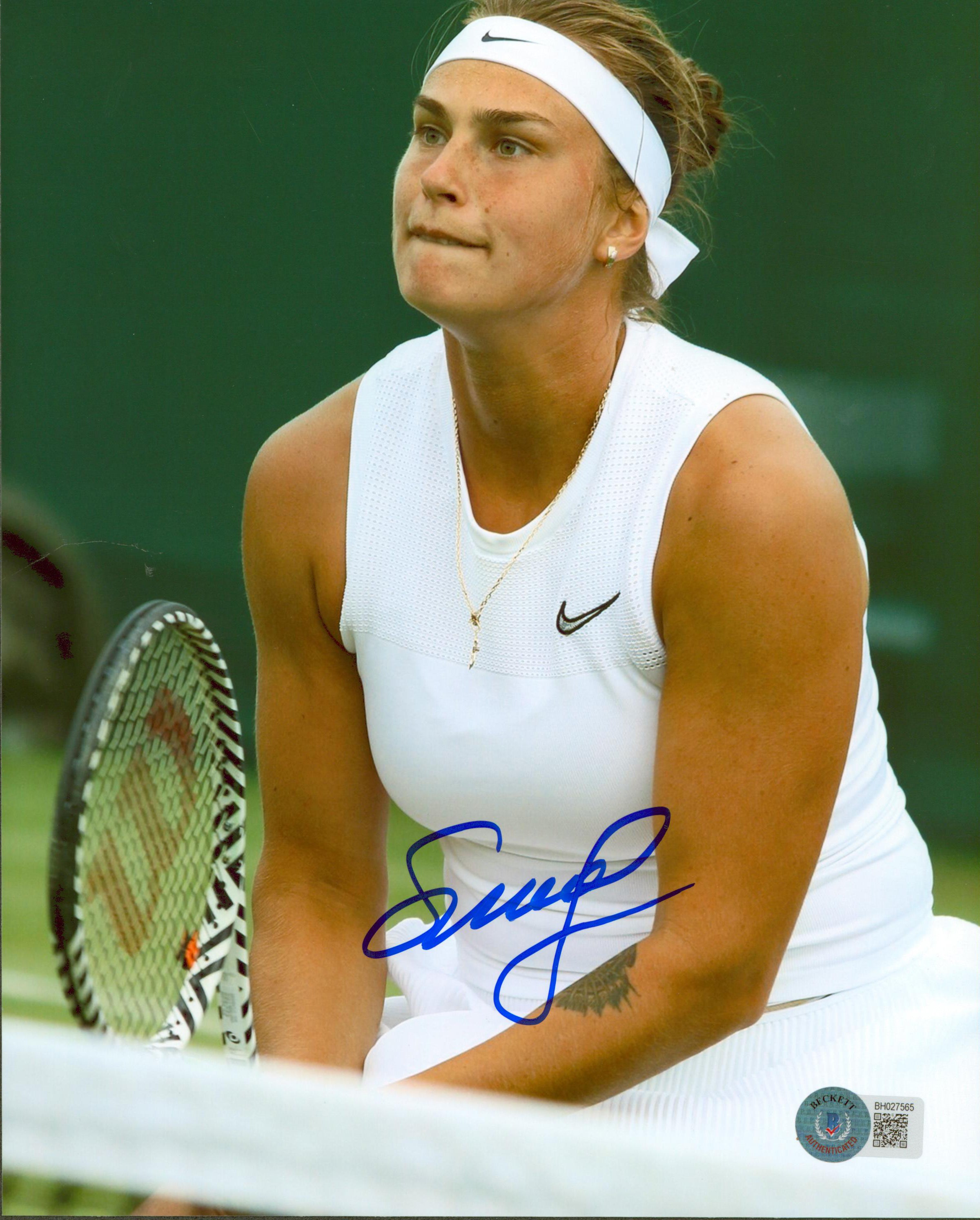 Aryna Sabalenka Authentic Signed 8x10 Photo Autographed BAS #BH027565