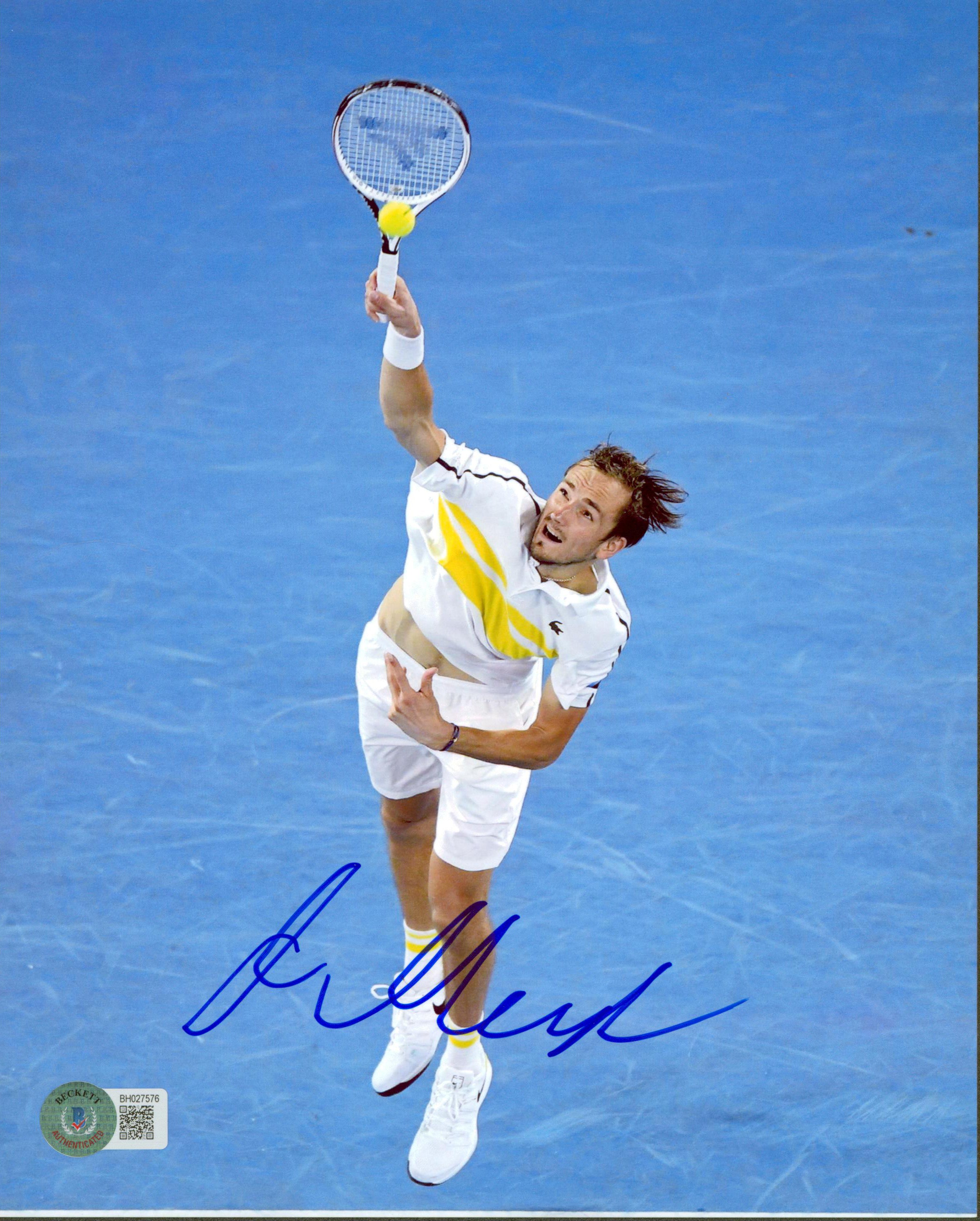 Daniil Medvedev Authentic Signed 8x10 Photo Autographed BAS #BH027576