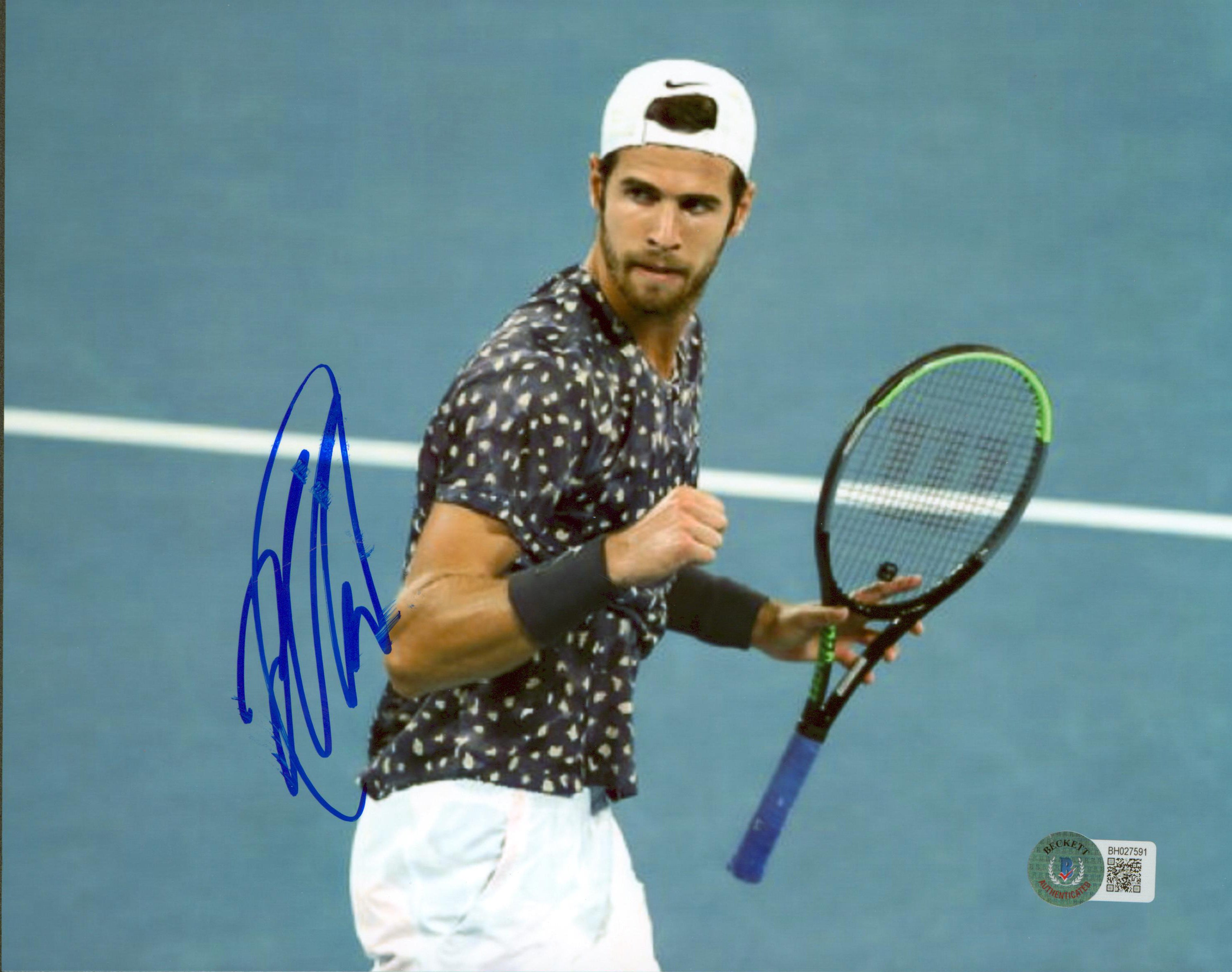 Karen Khachanov Authentic Signed 8x10 Photo Autographed BAS #BH027591