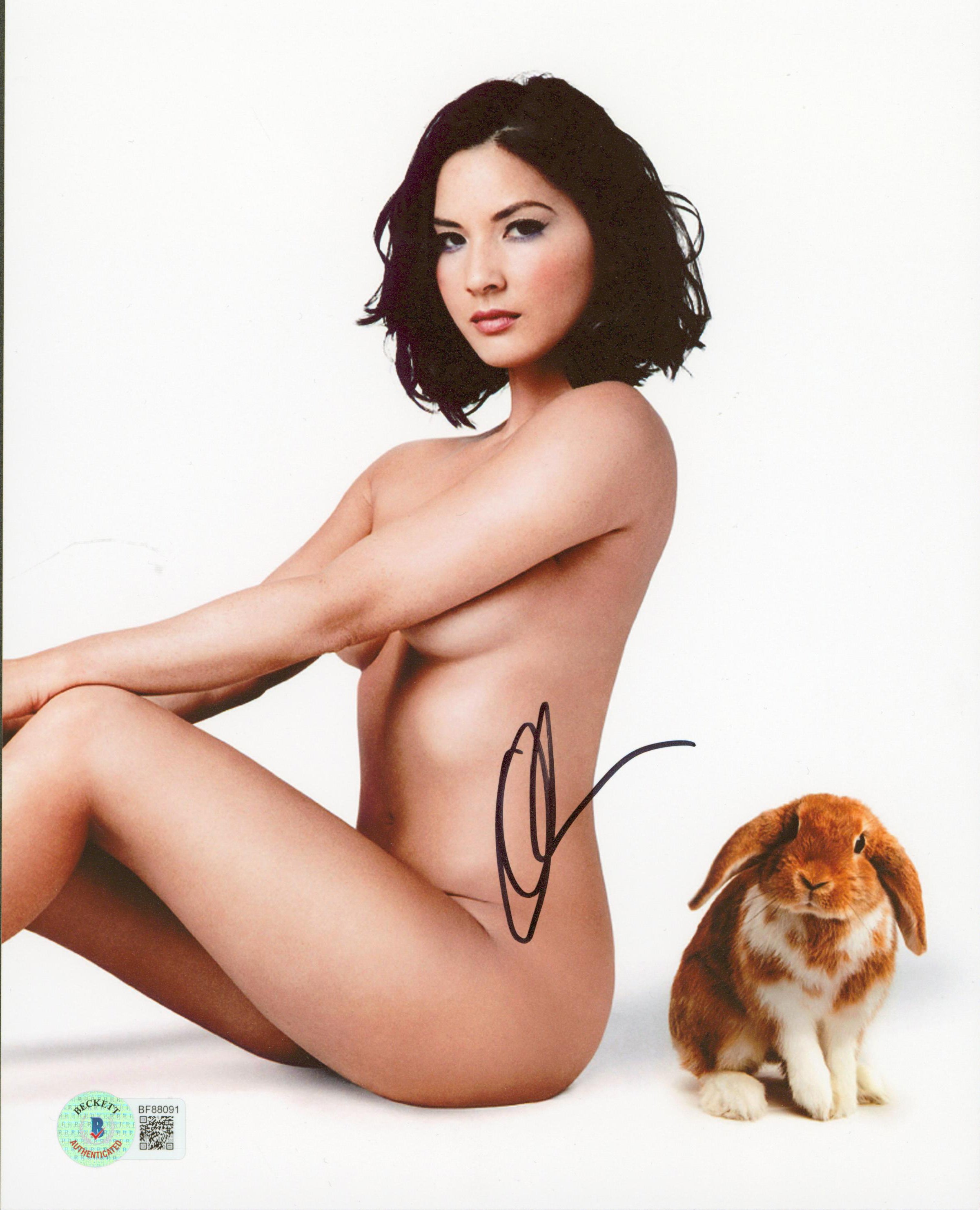 Olivia Munn X-Men Apocalypse Authentic Signed 8x10 Sexy Photo BAS #BF88091