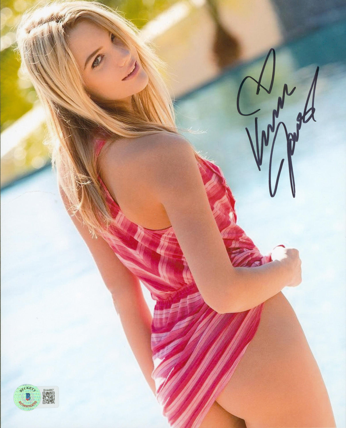 Kenna James Adult Film Star Authentic Signed 8x10 Sexy Photo BAS #BH44867
