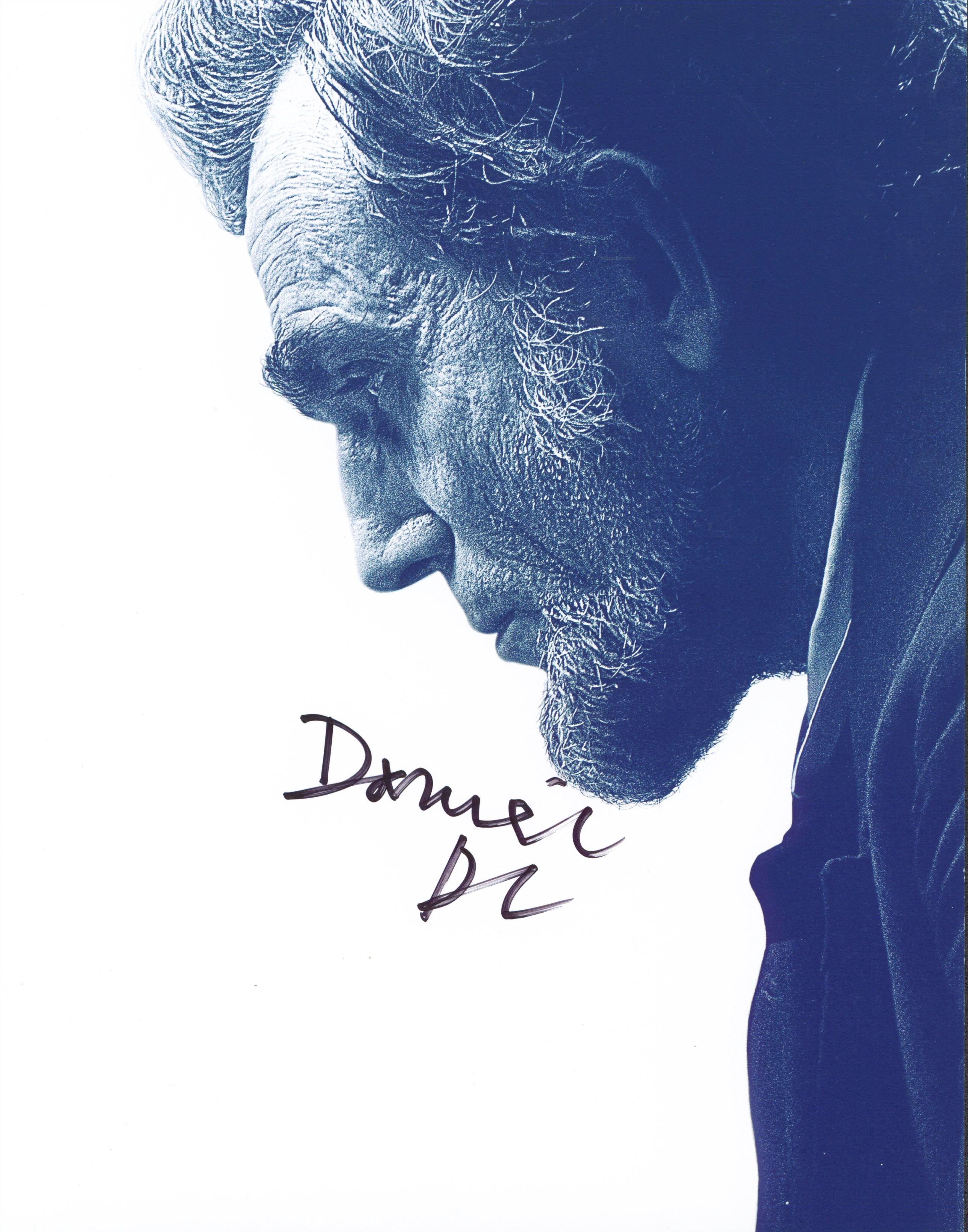 Daniel Day Lewis Lincoln Authentic Signed 8.5x11 Photo PSA/DNA #X00744