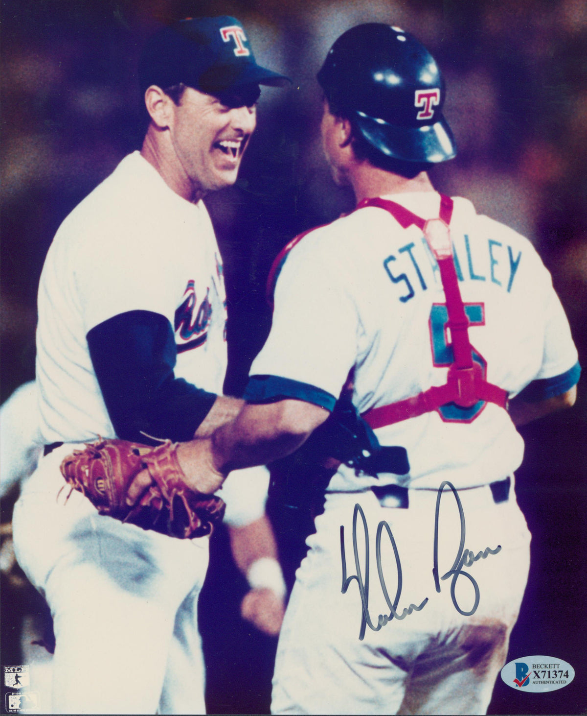 Rangers Nolan Ryan Authentic Signed 8x10 Photo Autographed BAS #X71374