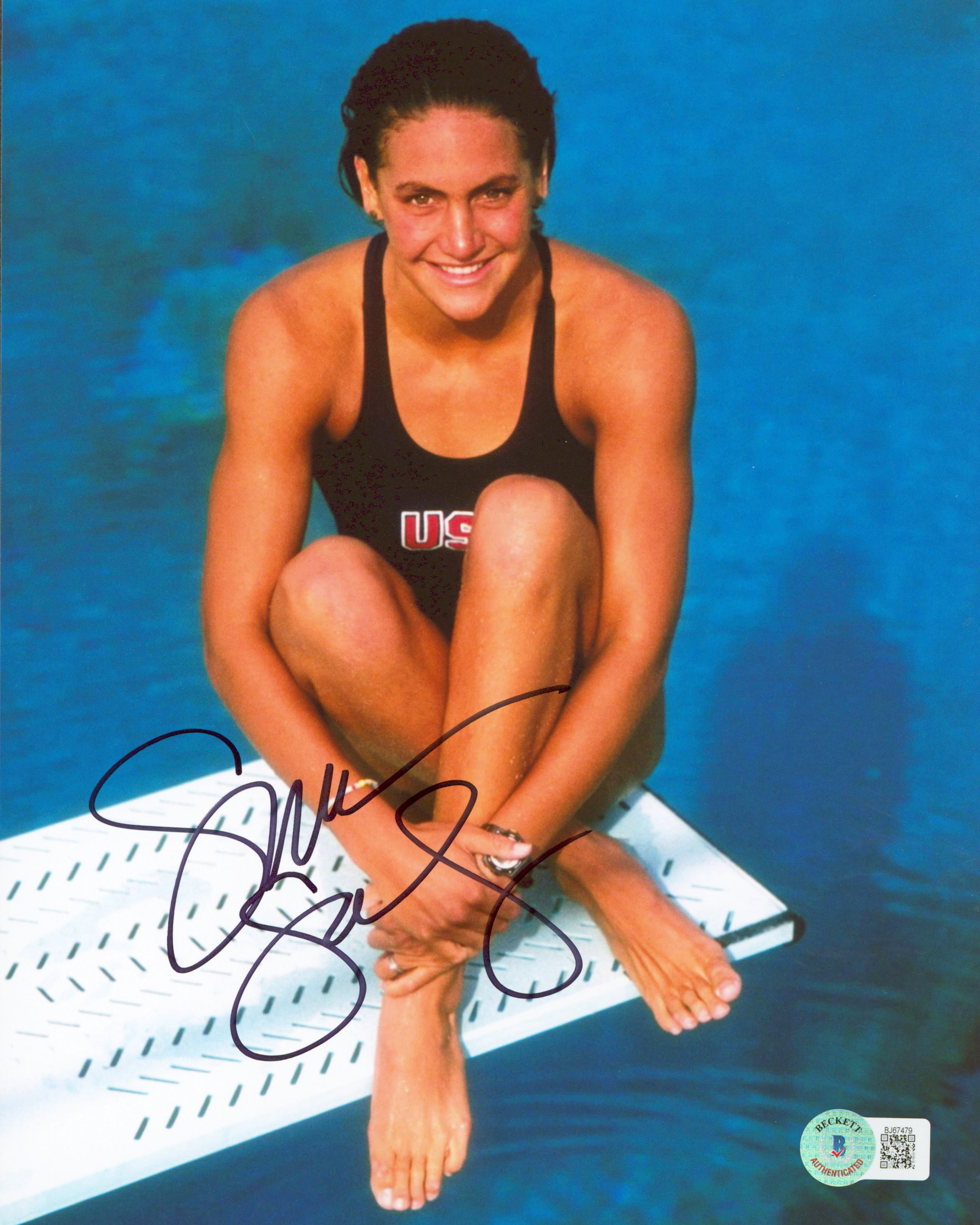 Summer Sanders Summer Olympics Authentic Signed 8x10 Photo BAS #BJ67479