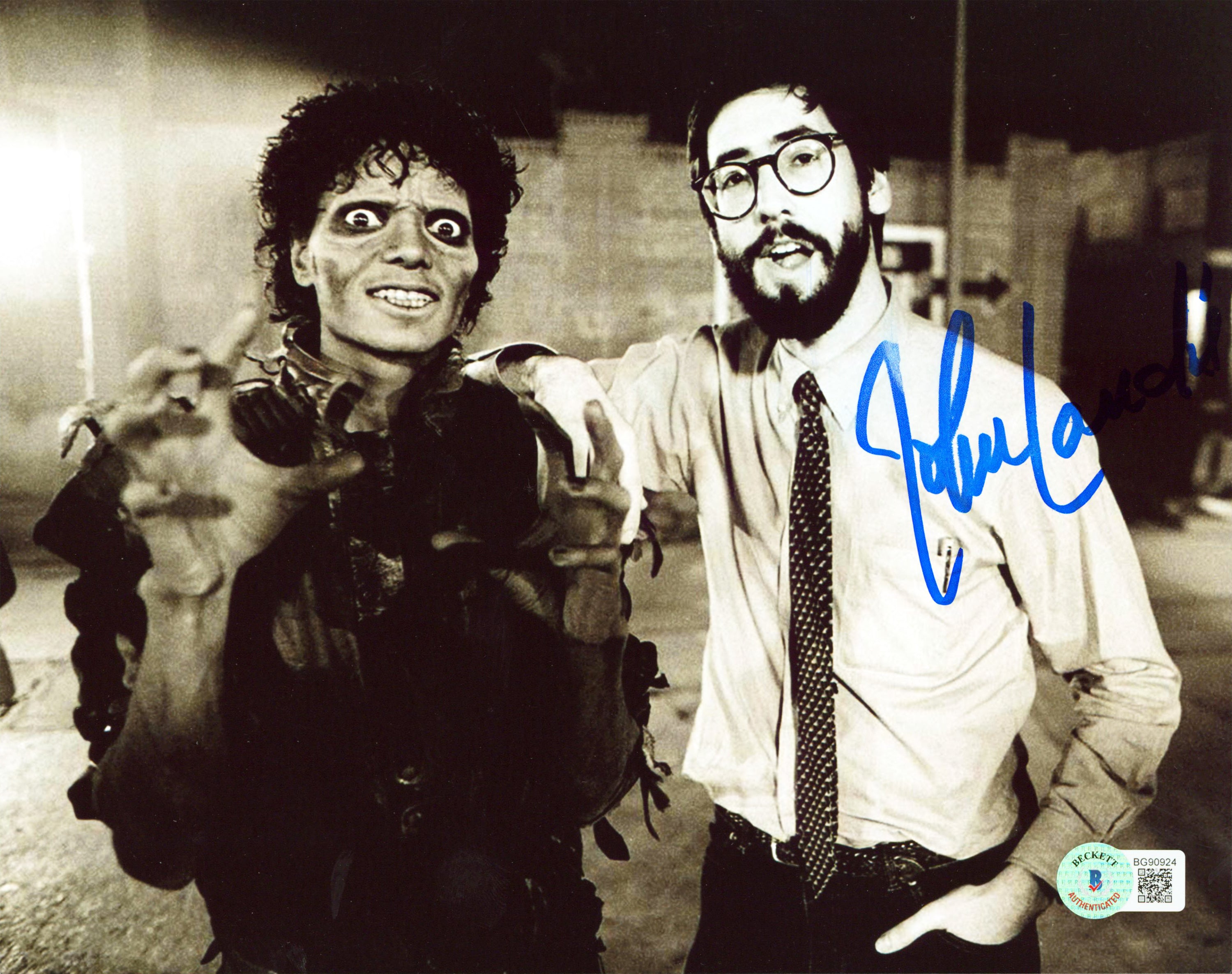 John Landis Thriller Authentic Signed 8x10 Photo Autographed BAS #BG90924