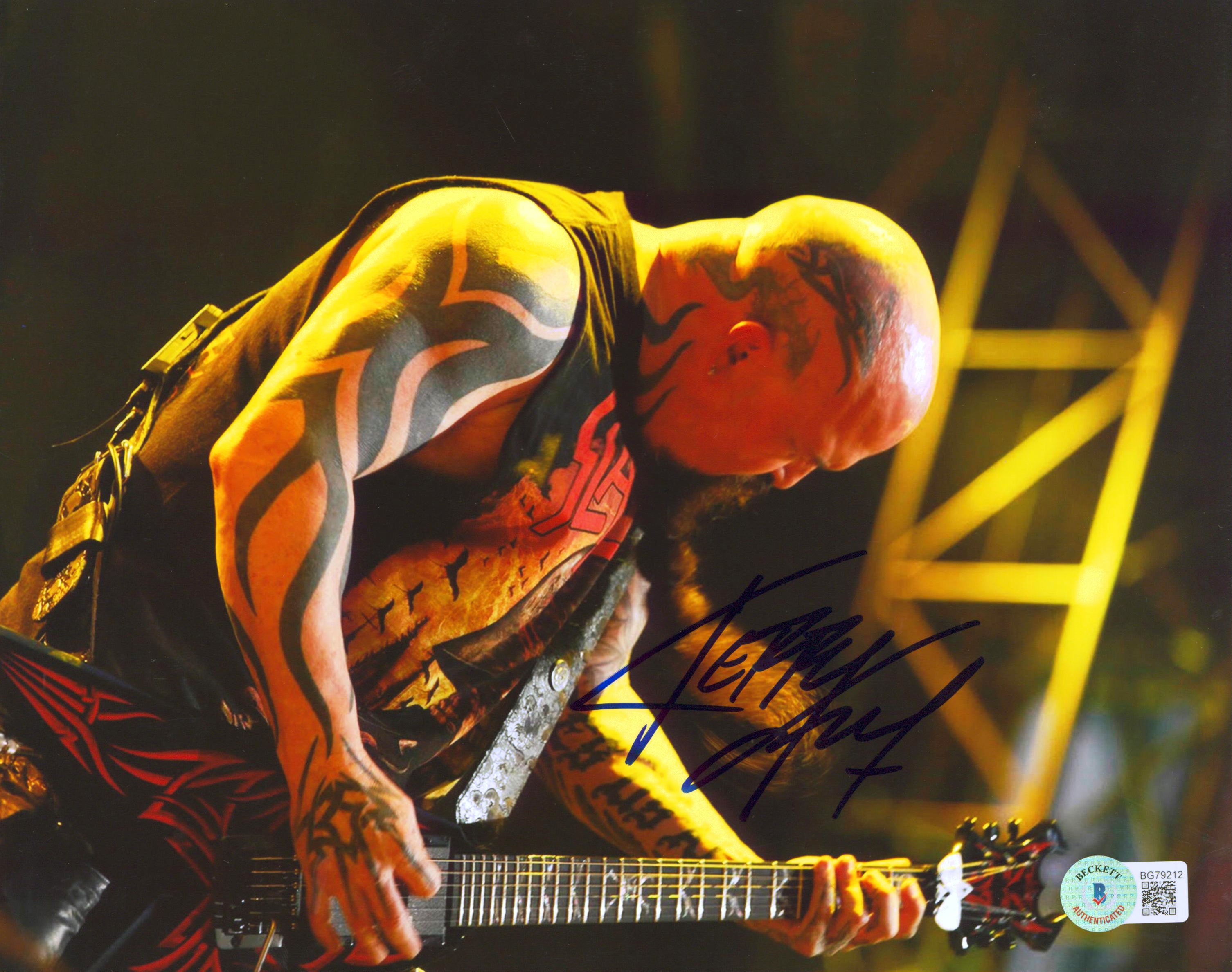 Kerry King Slayer Authentic Signed 8x10 Photo Autographed BAS #BG79212