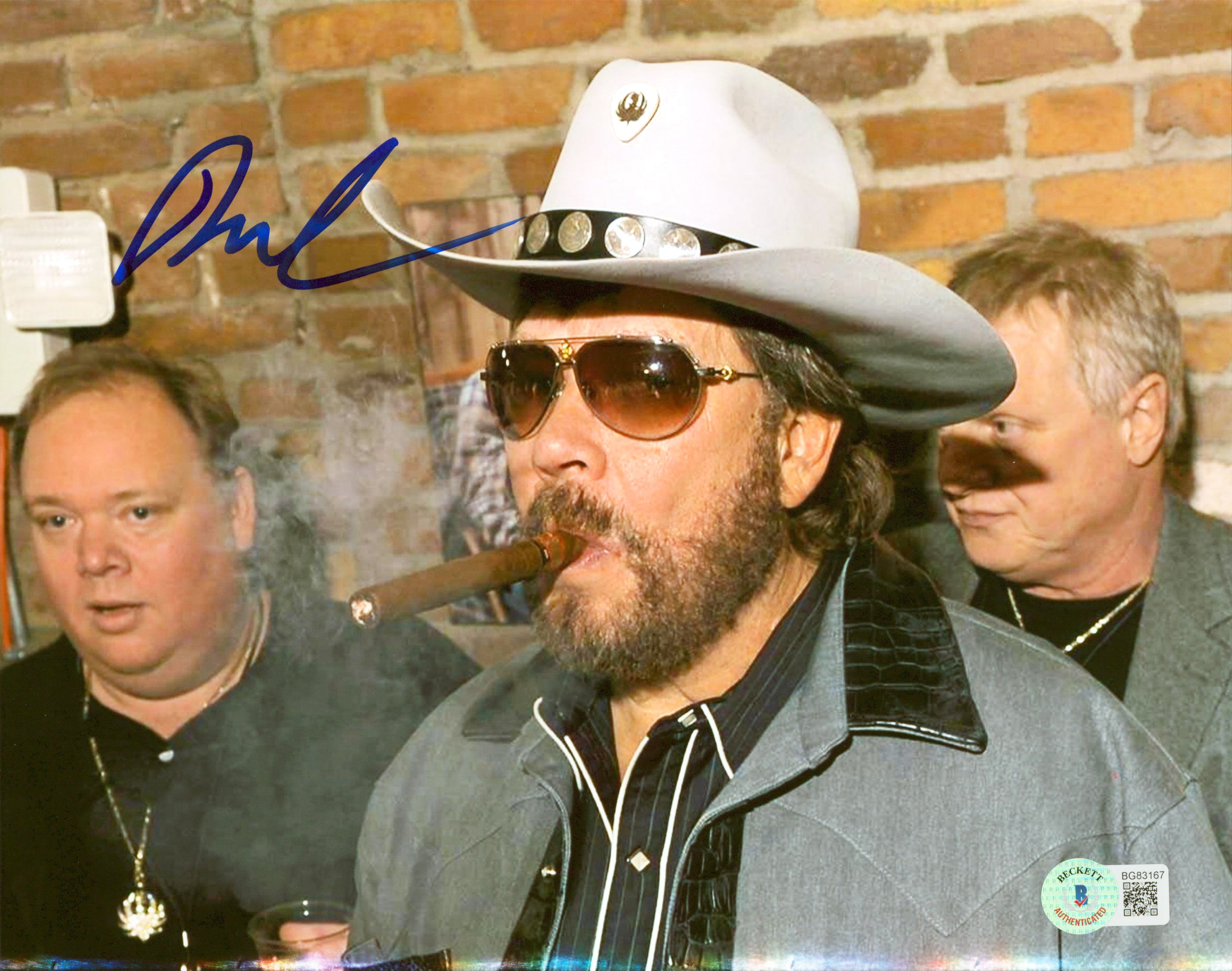 Hank Williams Jr. Authentic Signed 8x10 Photo Autographed BAS #BG83167