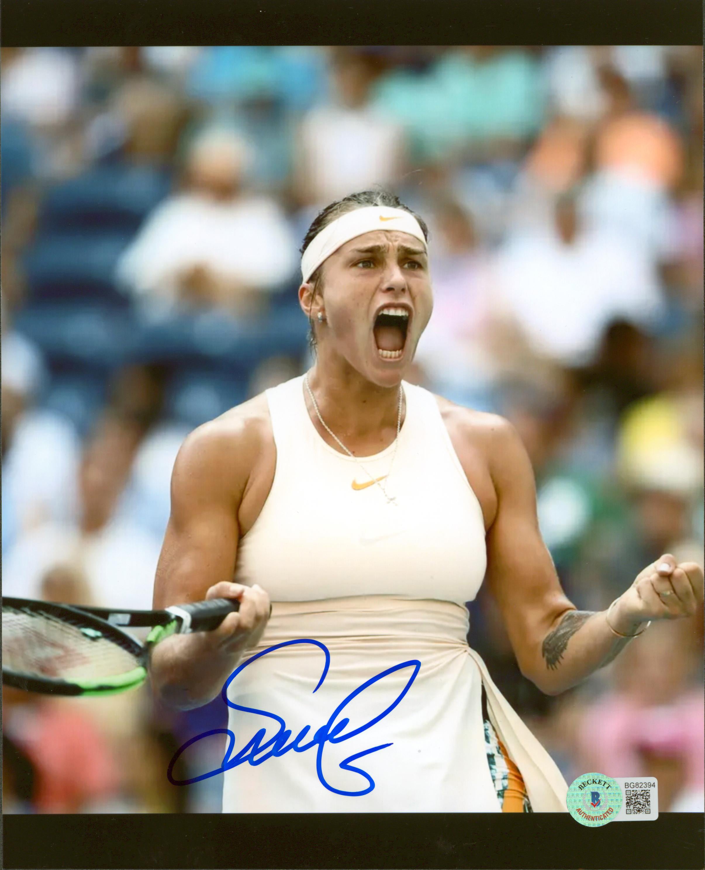 Aryna Sabalenka Authentic Signed 8x10 Photo Autographed BAS #BG82394