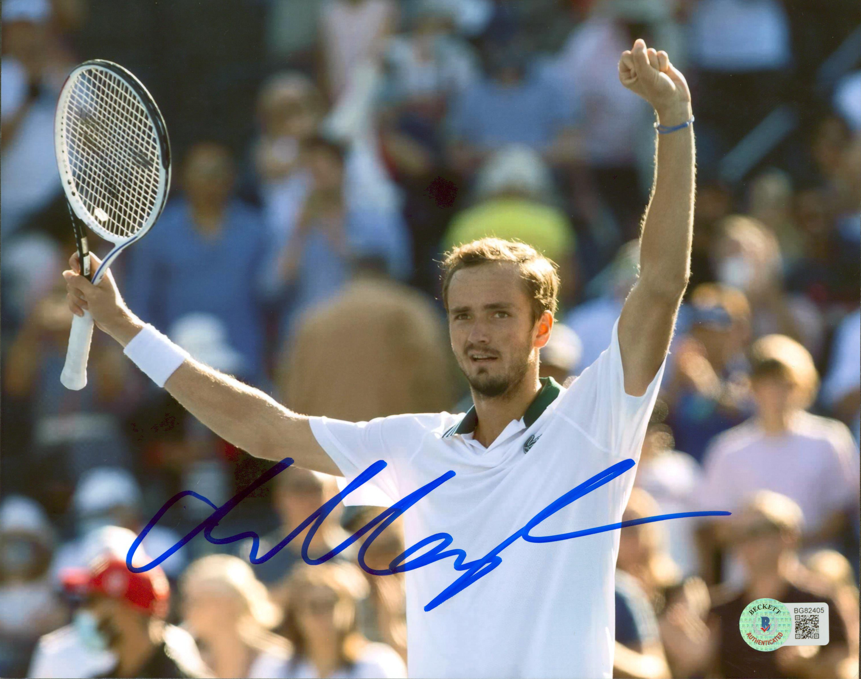 Daniil Medvedev Authentic Signed 8x10 Photo Autographed BAS #BG82405