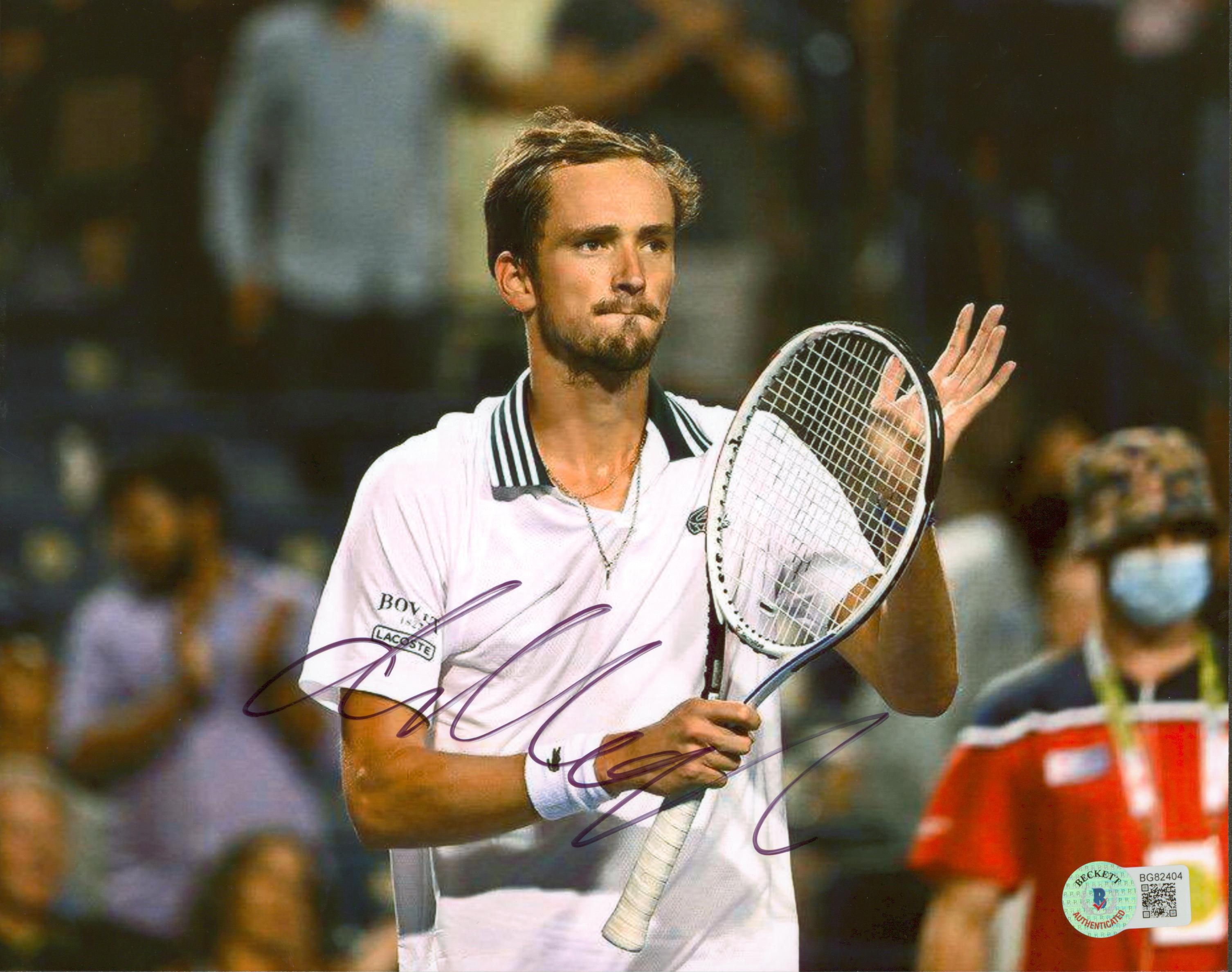Daniil Medvedev Authentic Signed 8x10 Photo Autographed BAS #BG82404