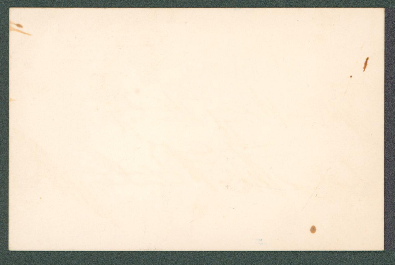 Theodore Roosevelt Authentic Signed 2.75x4 White House Card JSA #BB88709