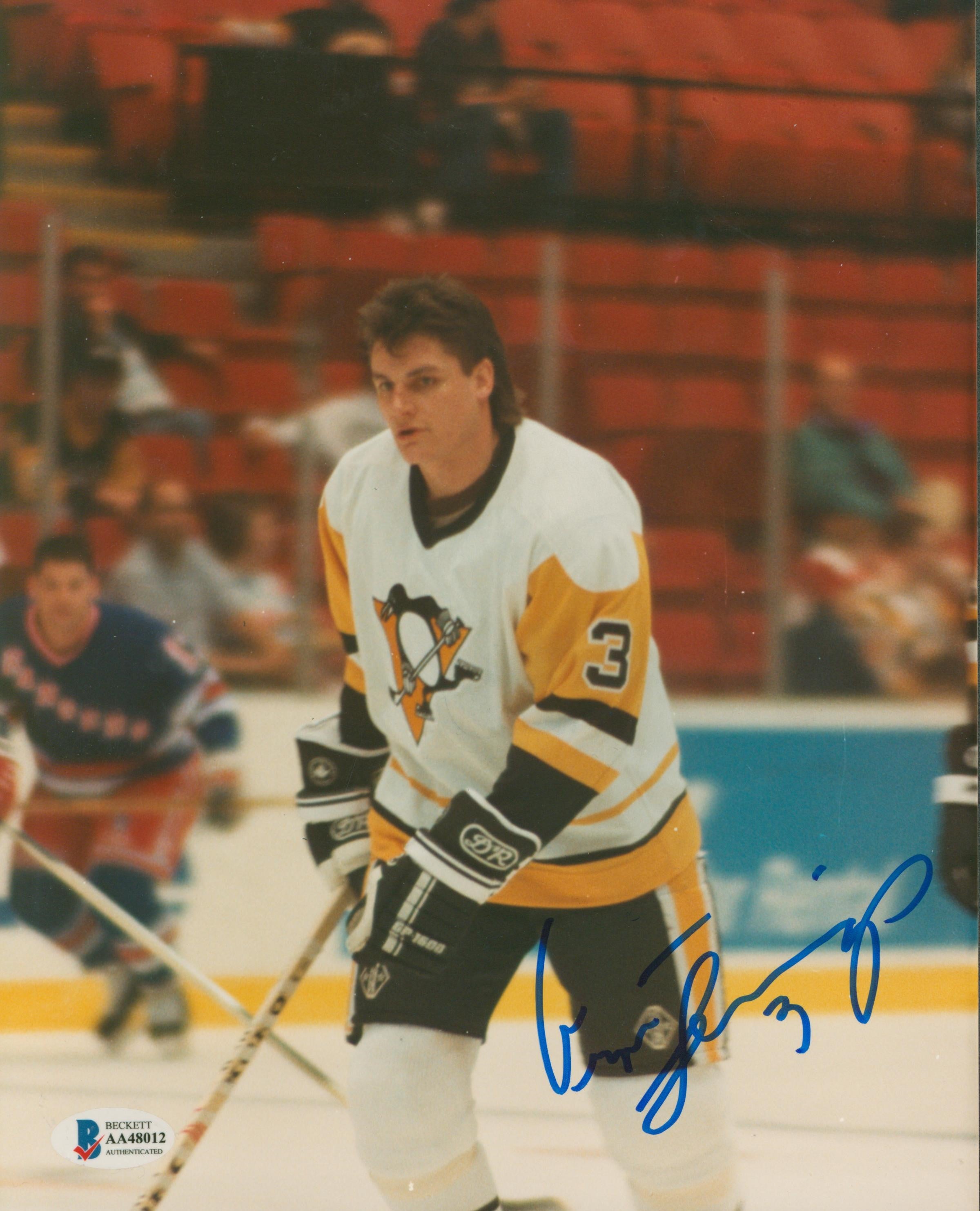 Penguins Greg Jennings Authentic Signed 8x10 Photo Autographed BAS #AA48012