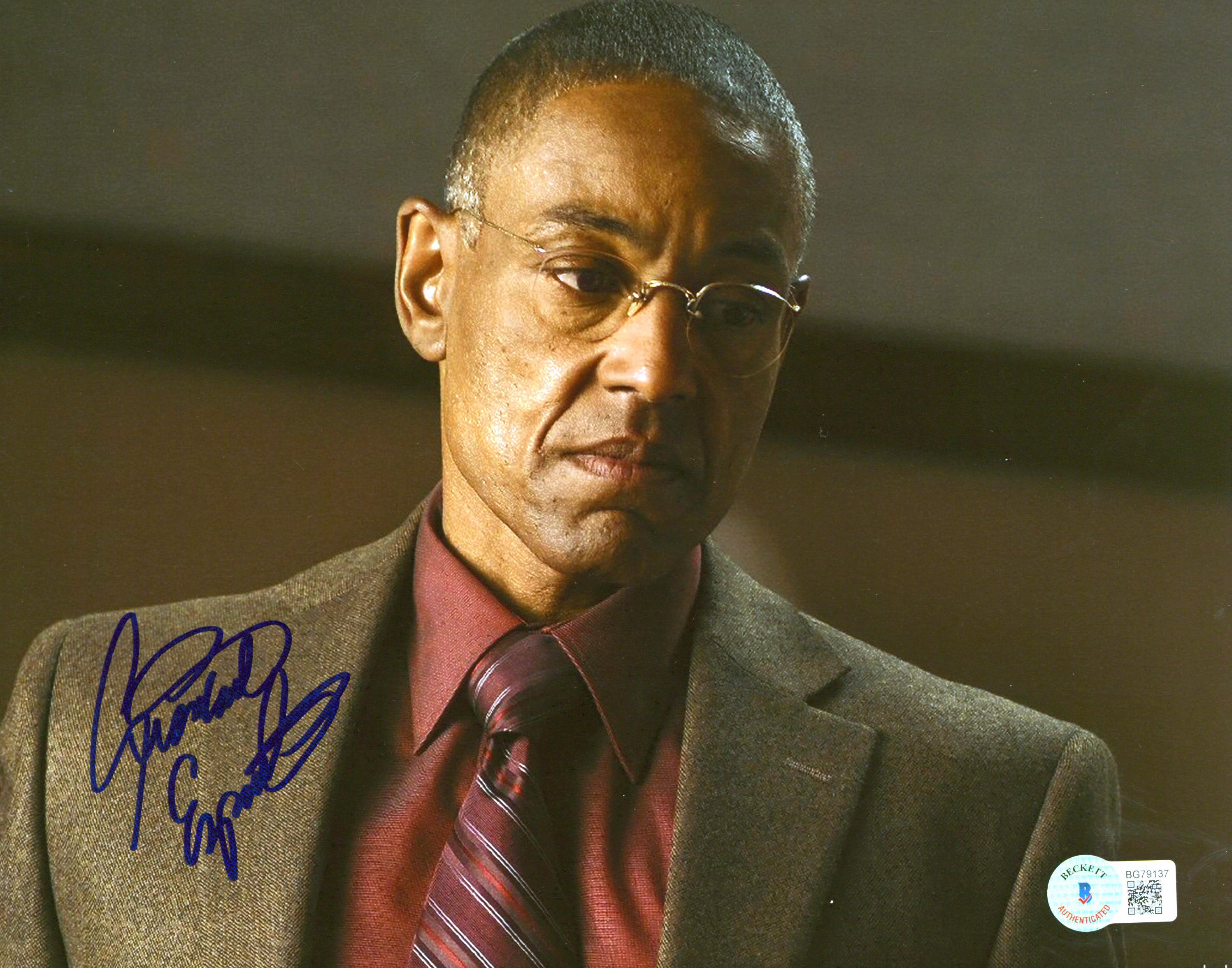 Giancarlo Esposito Breaking Bad Authentic Signed 8x10 Photo BAS #BG79137