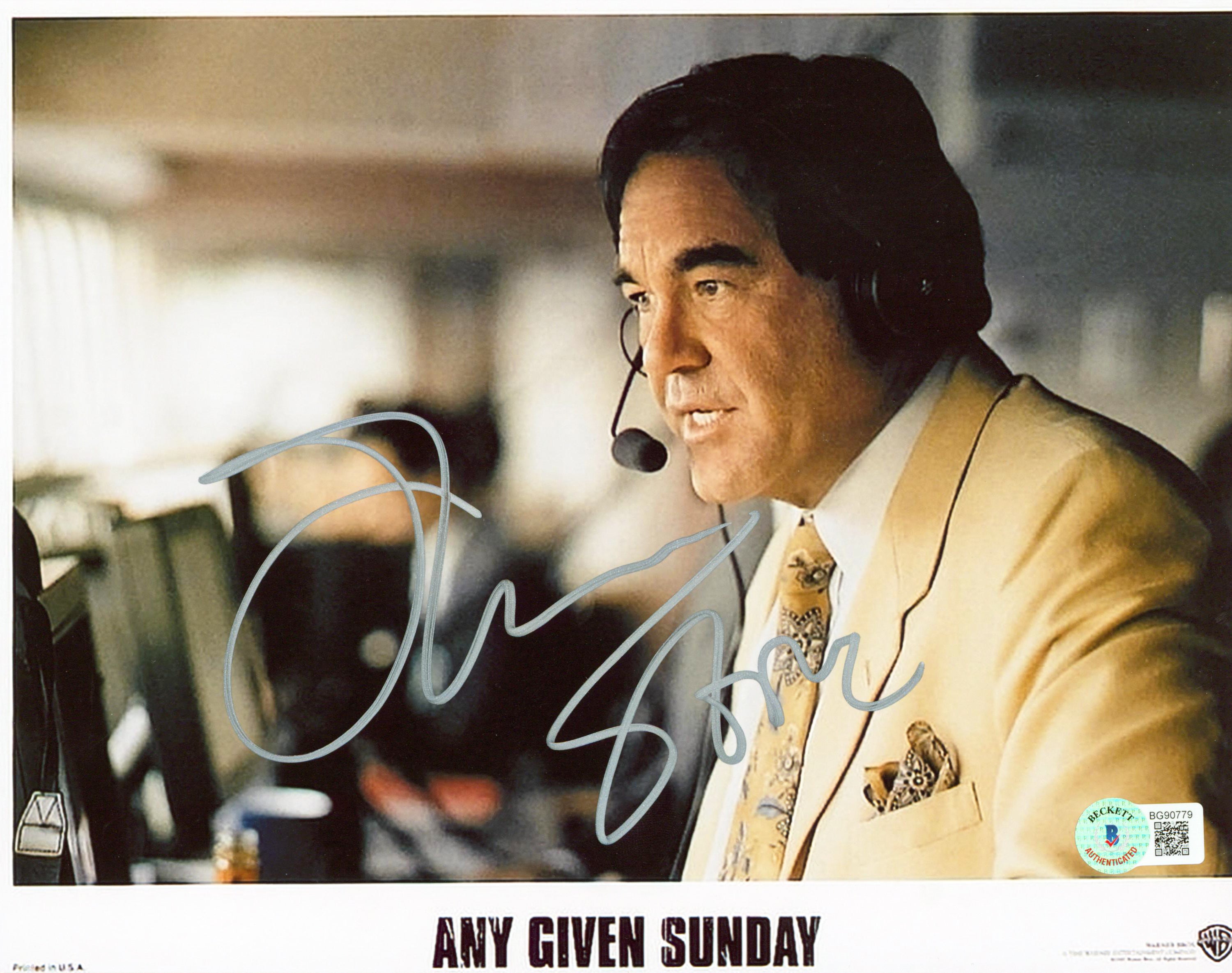 Oliver Stone Any Given Sunday Authentic Signed 8x10 Photo BAS #BG90779