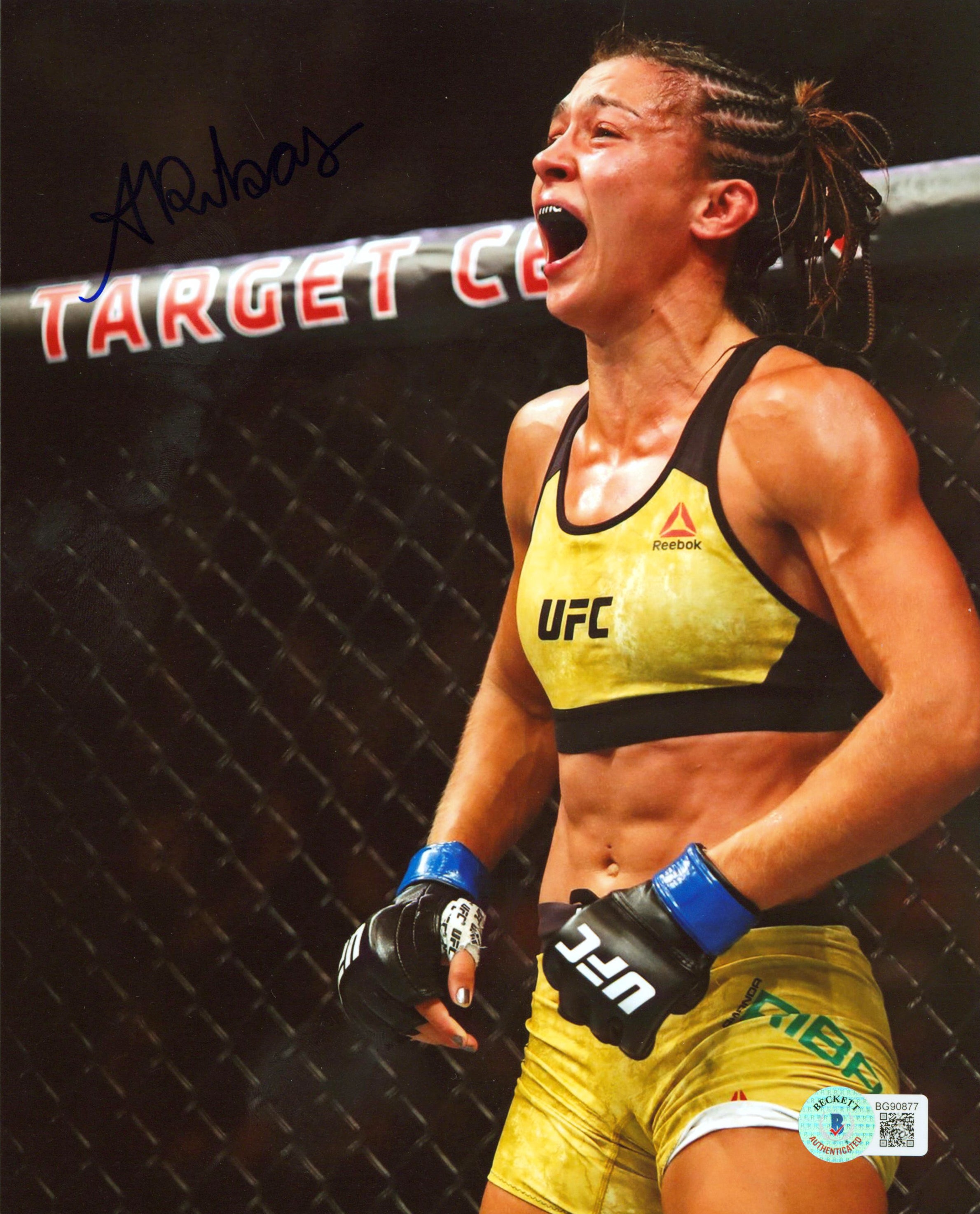 Amanda Ribas UFC Authentic Signed 8x10 Photo Autographed BAS #BG90877