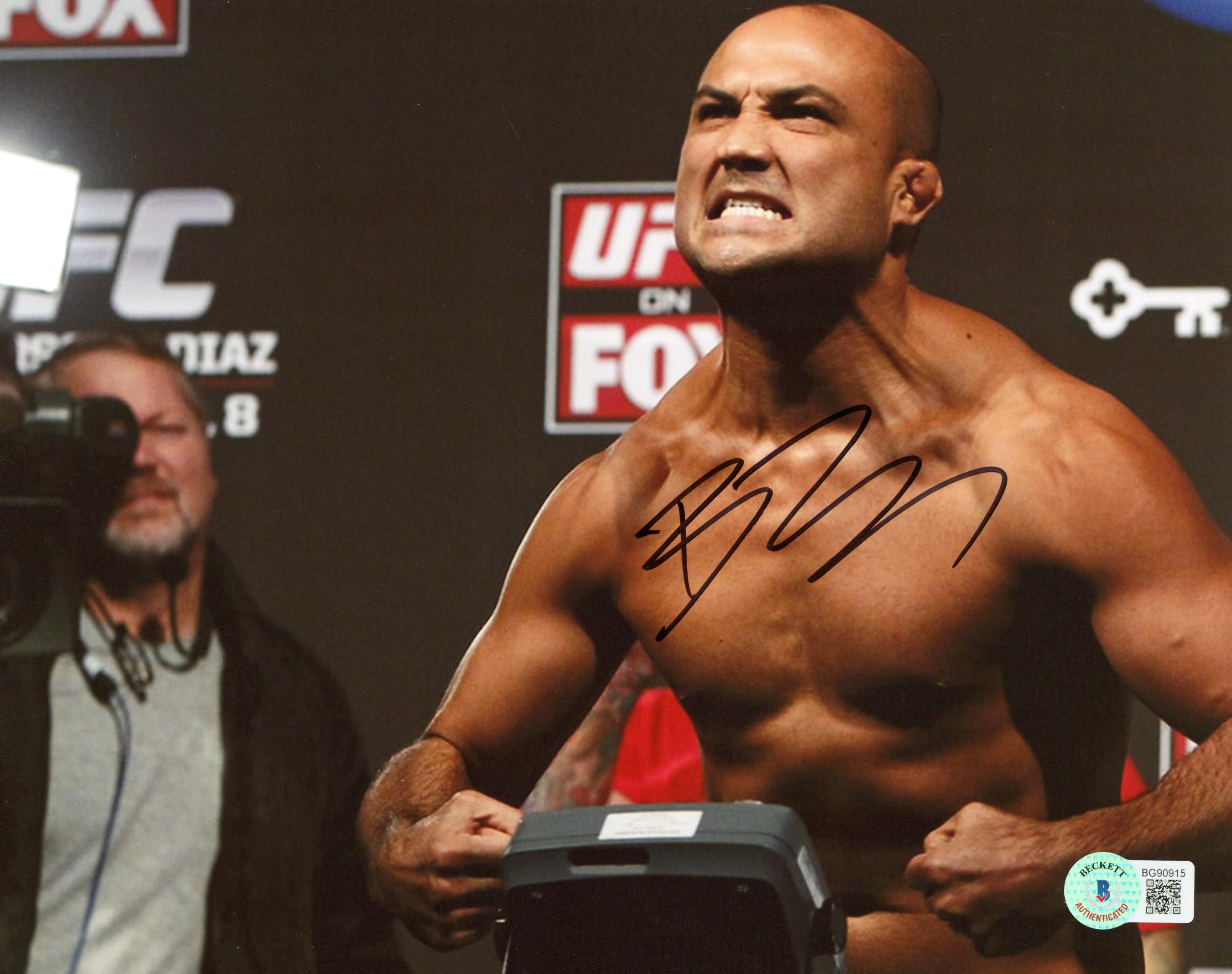 B.J. Penn UFC Authentic Signed 8x10 Photo Autographed BAS #BG90915