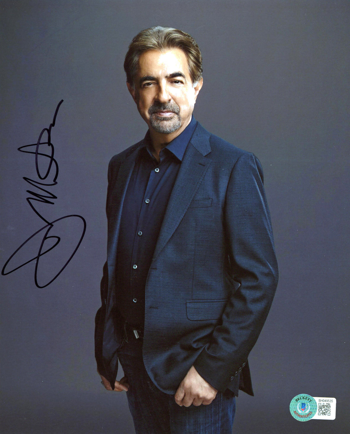 Joe Mantegna Criminal Minds Authentic Signed 8x10 Photo BAS #BH049535
