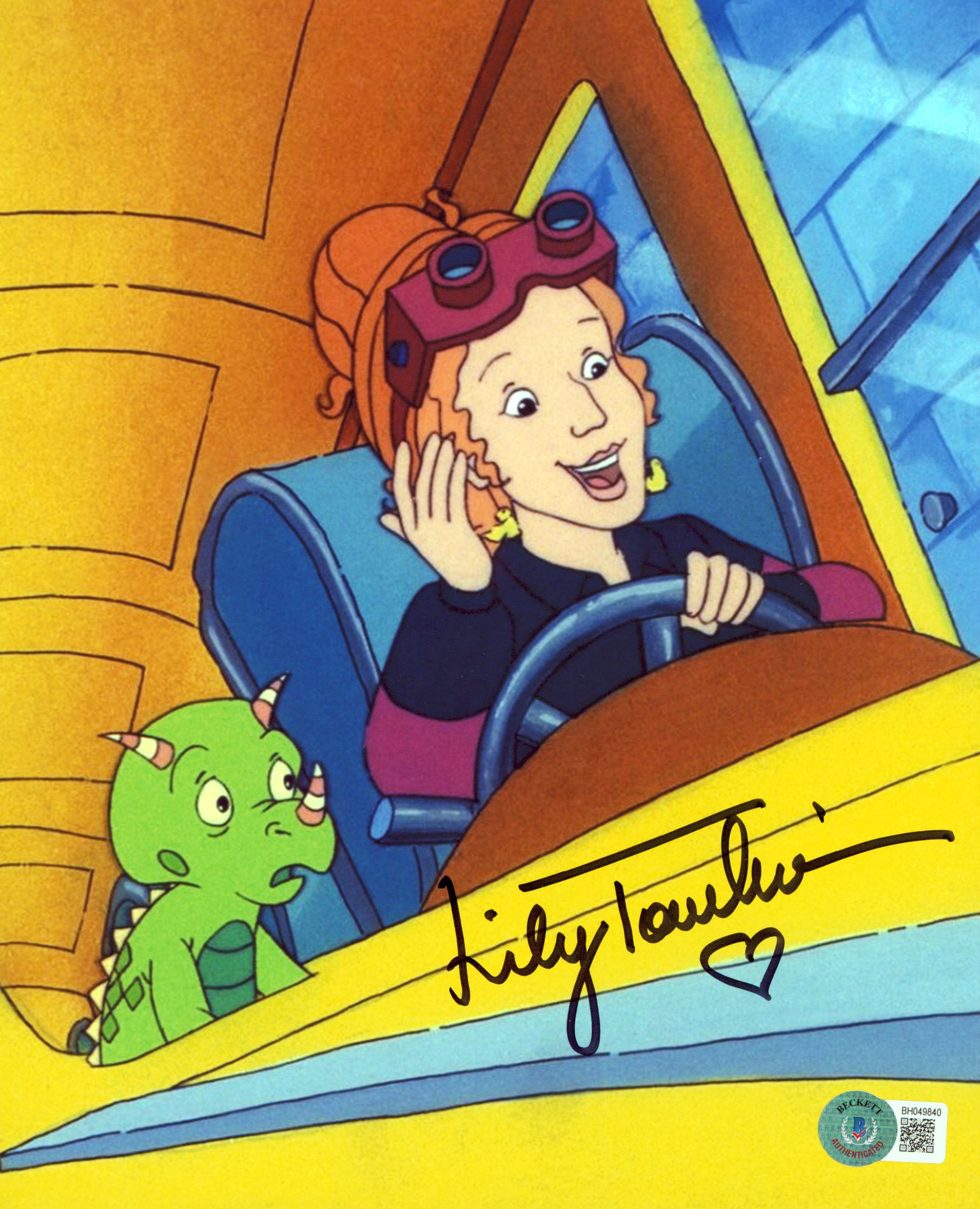 Lily Tomlin The Magic School Bus Authentic Signed 8x10 Photo BAS #BH049840