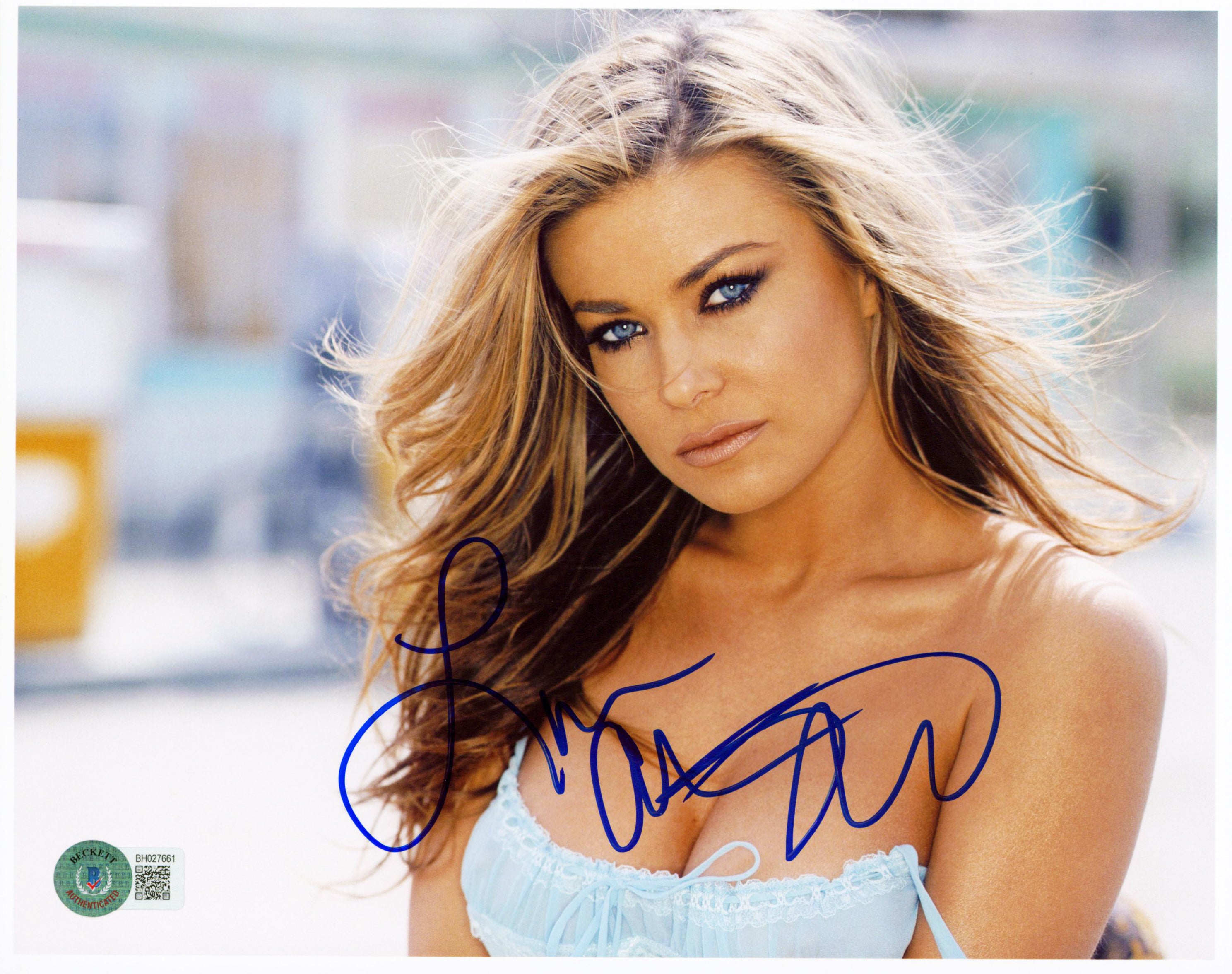 Carmen Electra Baywatch Authentic Signed 8x10 Photo Autographed BAS #BH027661