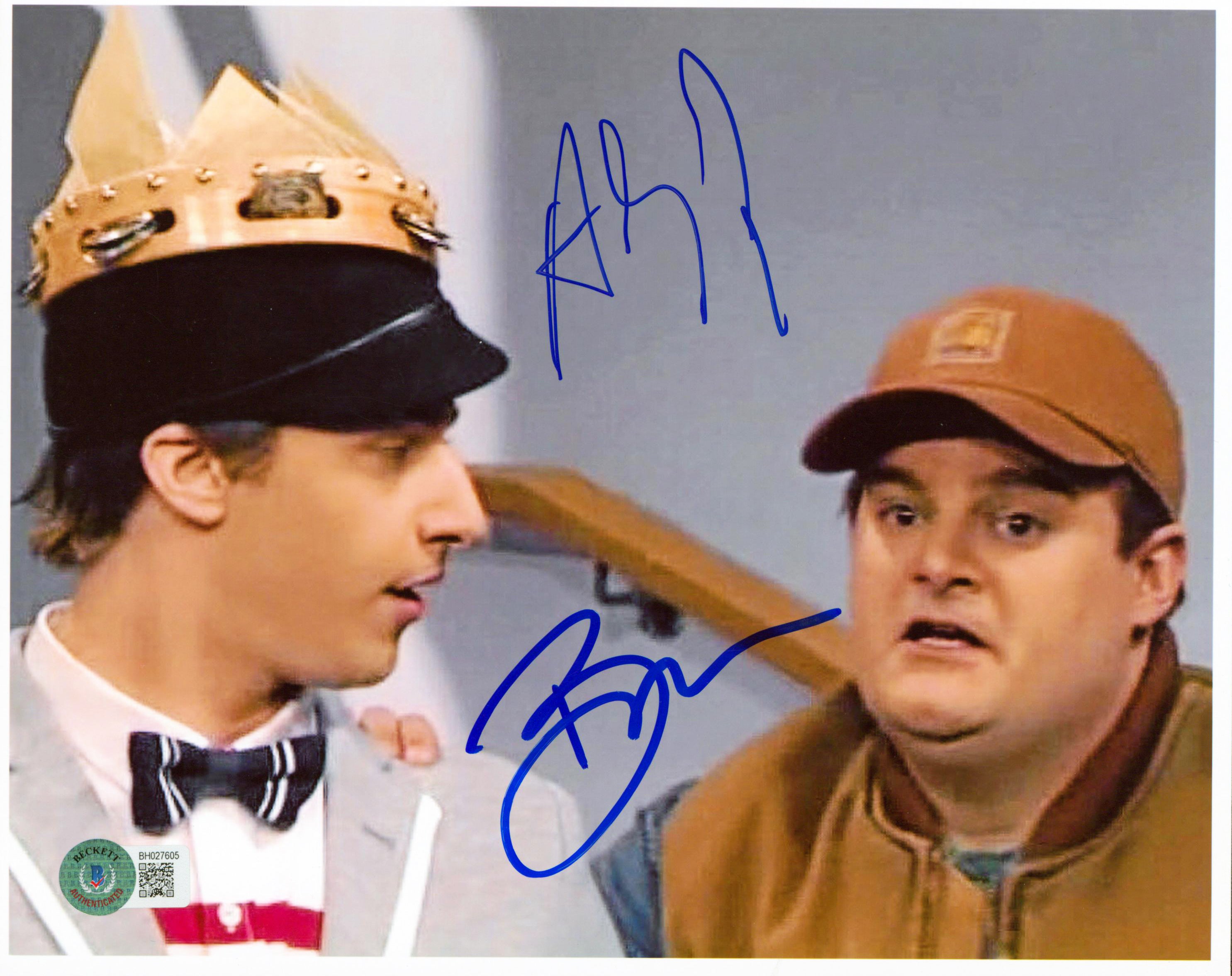 Bobby Moynihan & Adam Samberg SNL Authentic Signed 8x10 Photo BAS #BH027605