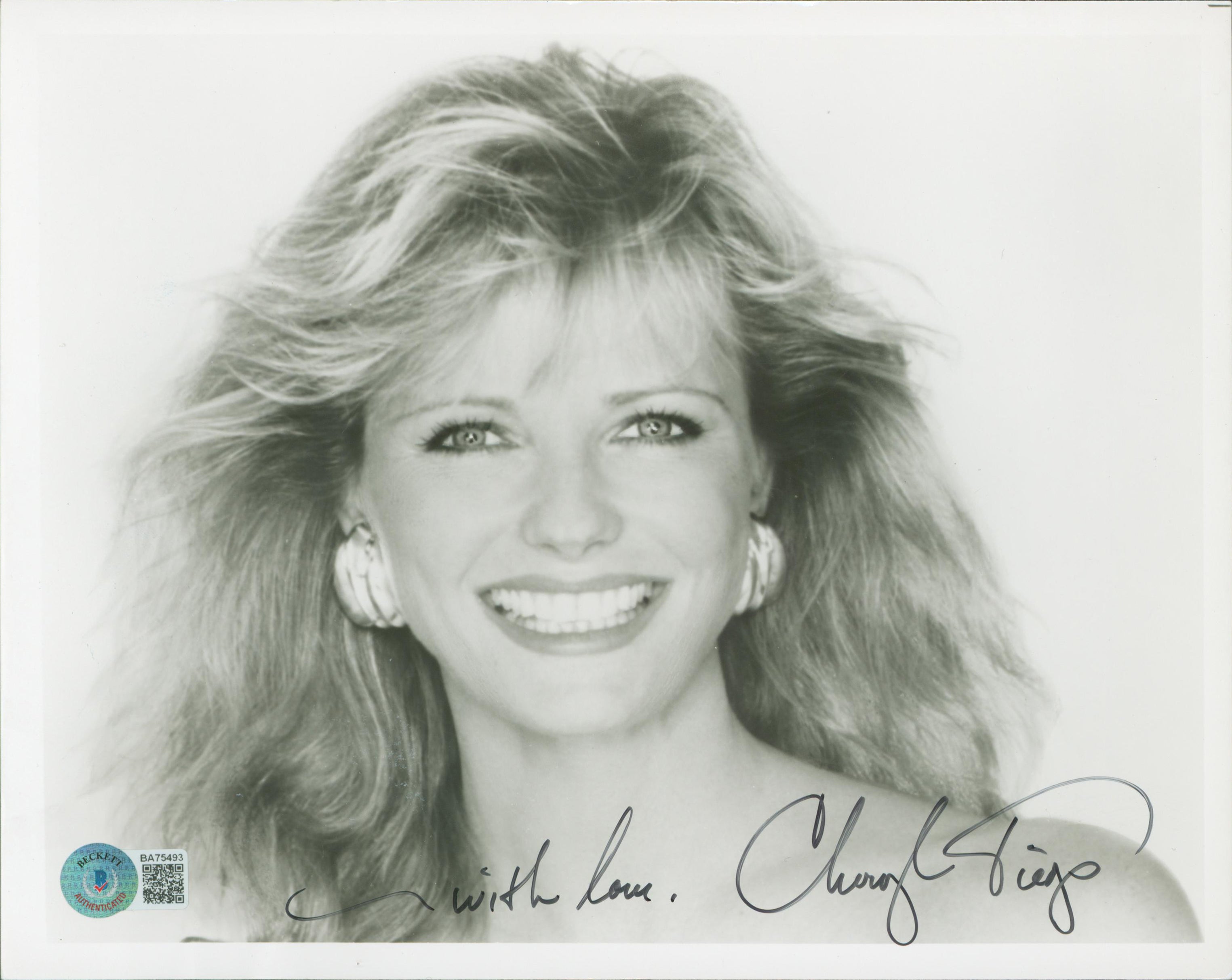 Cheryl Tiegs With Love Authentic Signed 8x10 Sexy Photo Autographed BAS #BA75493