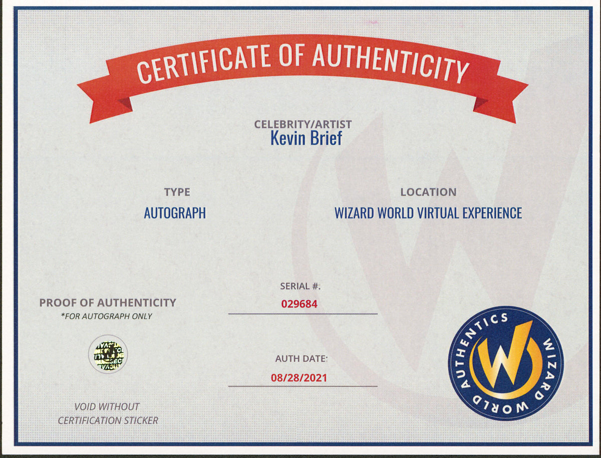 Kevin Brief Star Trek Enterprise "Naarg" Signed 8x10 Photo Wizard World #029684