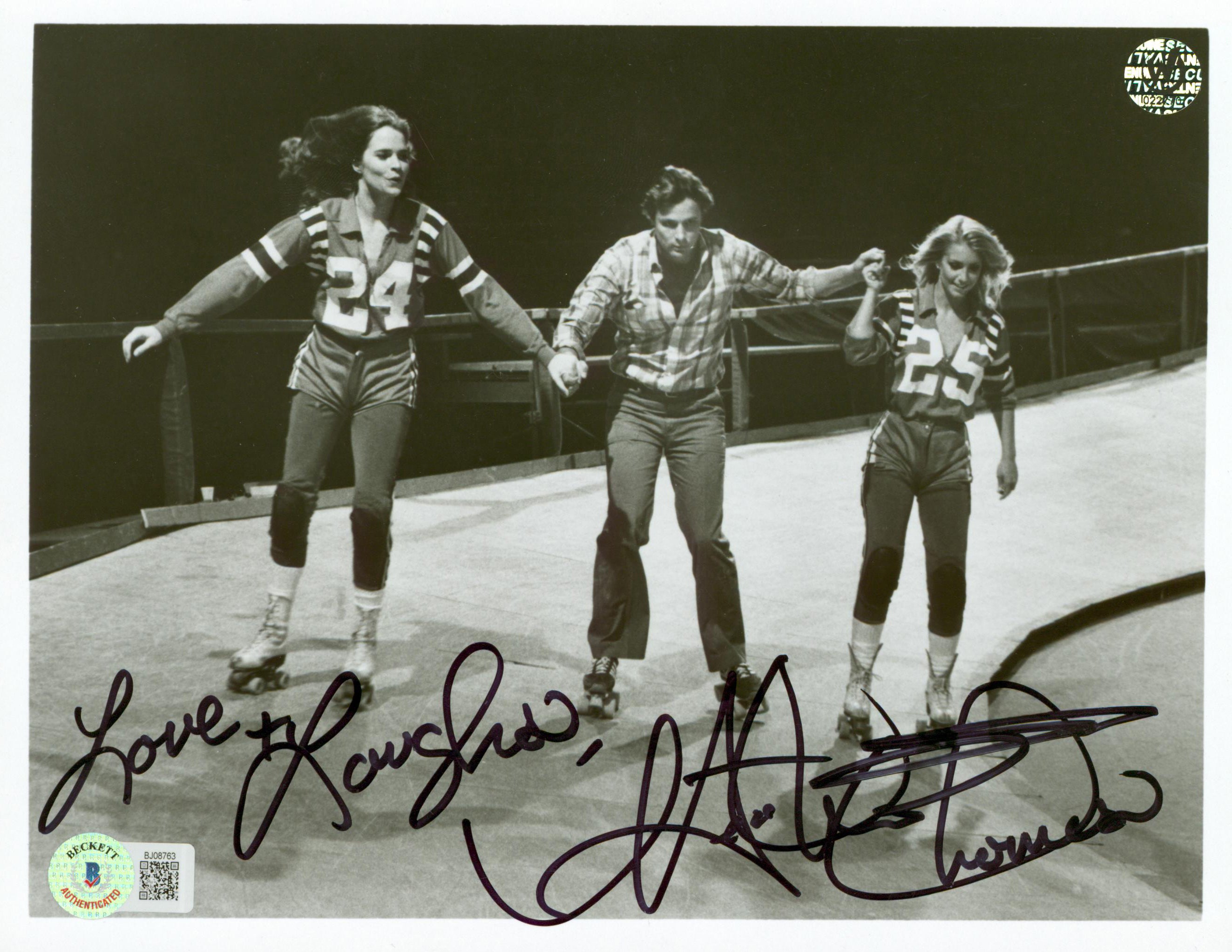 Heather Thomas The Fall Guy "Love & Laughs" Signed 9x7 Photo BAS #BJ08763