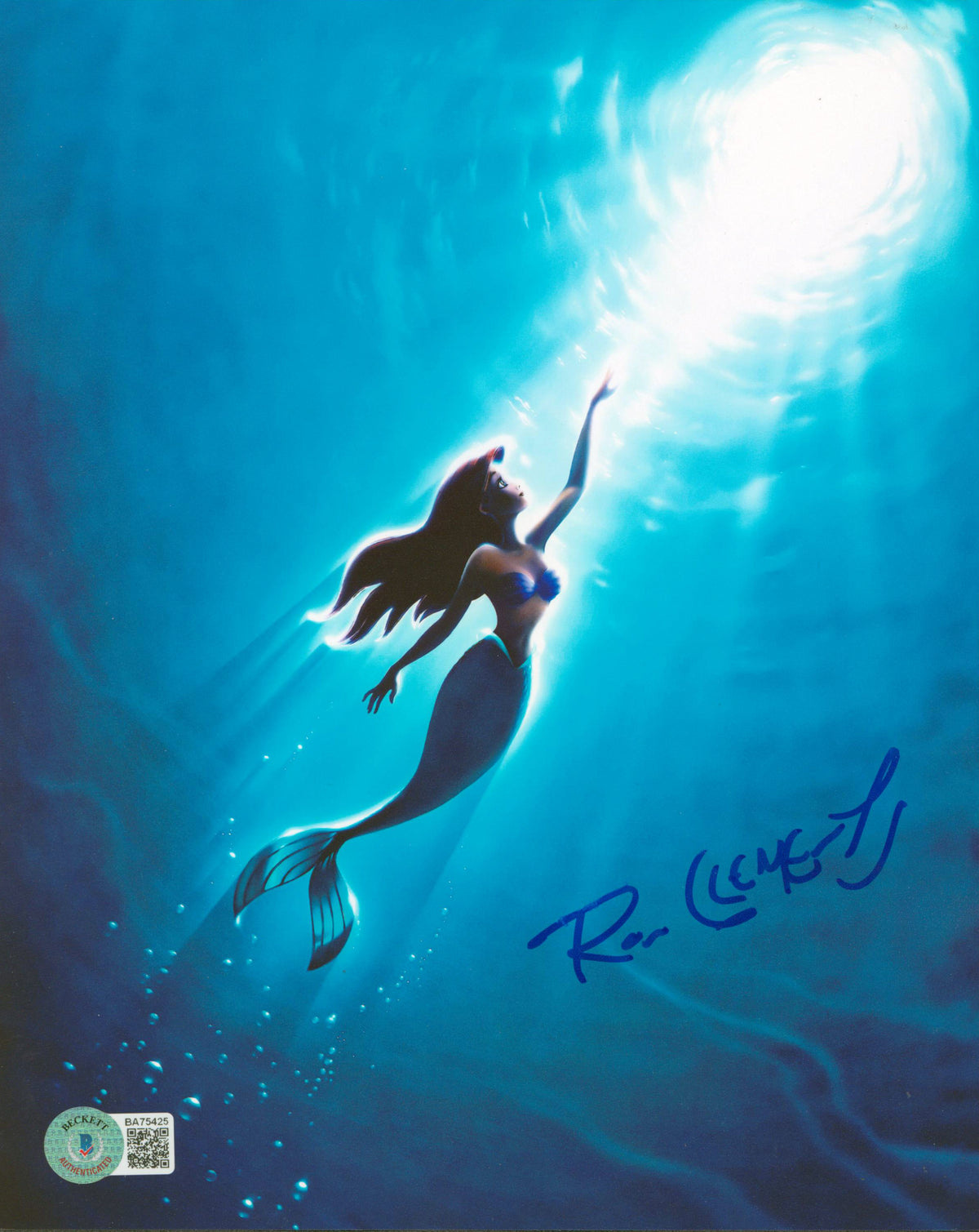 Ron Clements The Little Mermaid Authentic Signed 8x10 Photo BAS #BA75425