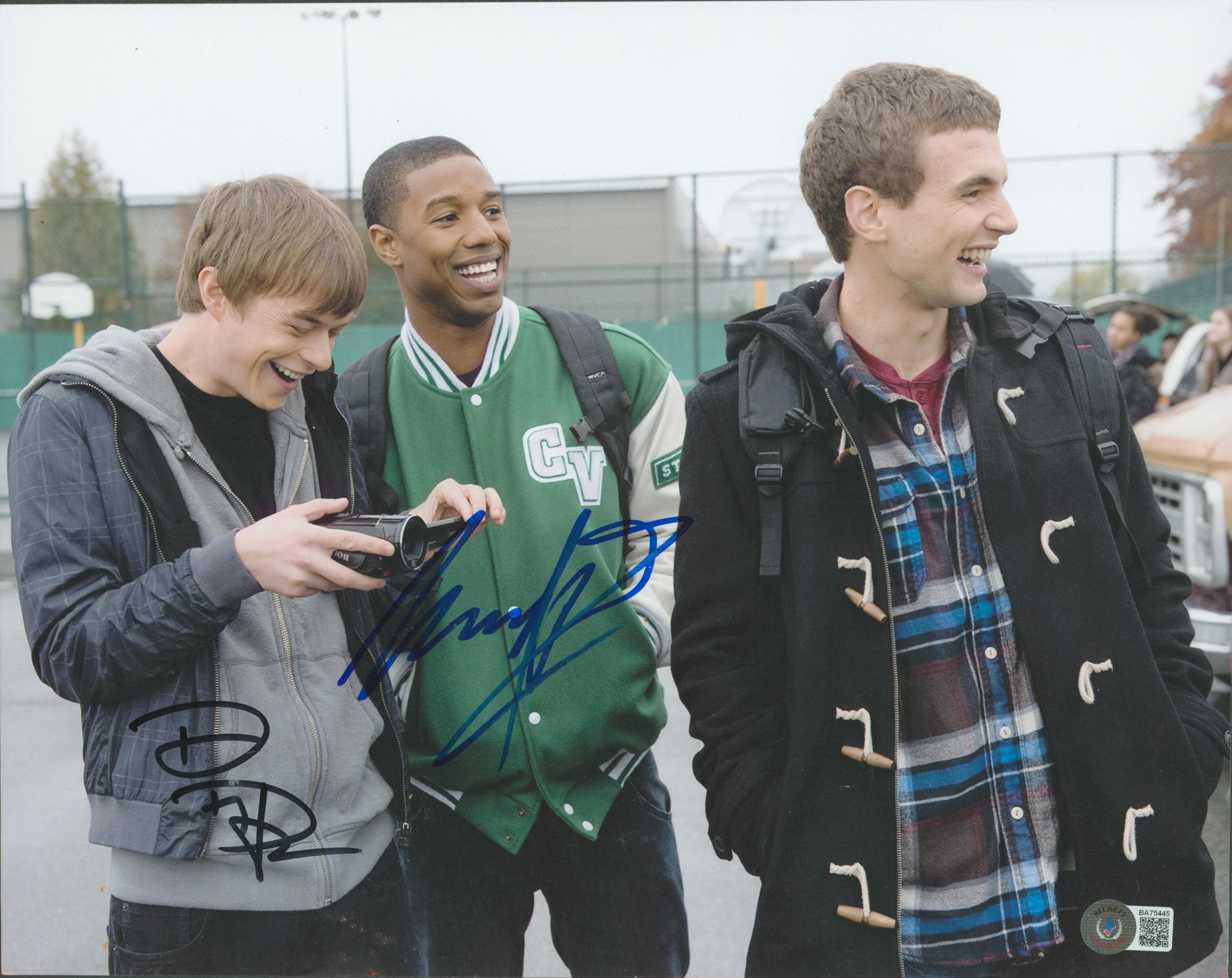 Michael B Jordan & Dane Dehaan Chronicle Signed 8x10 Photo BAS #BA75445