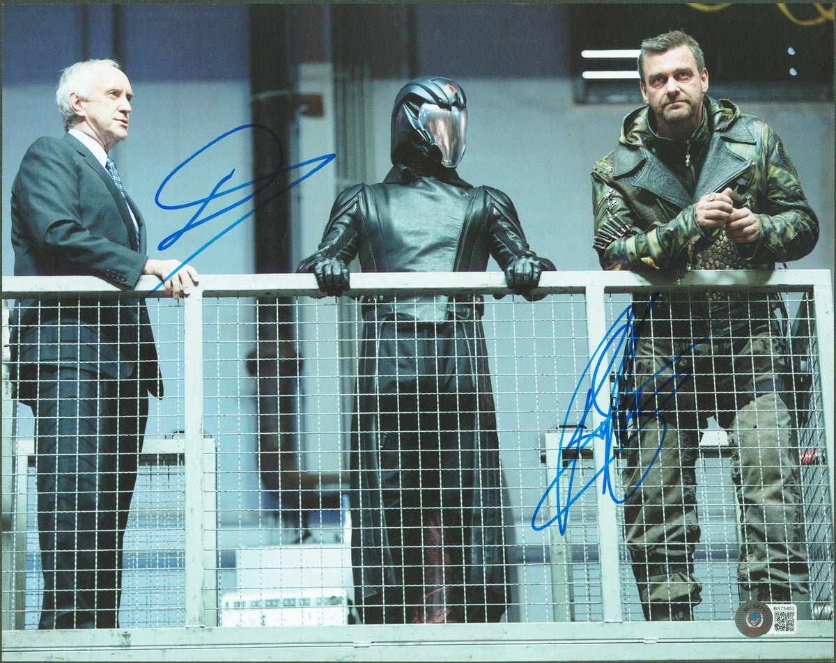 Luke Bracey & Ray Stevenson G.I. Joe Retaliation Signed 11x14 Photo BAS #BA75453