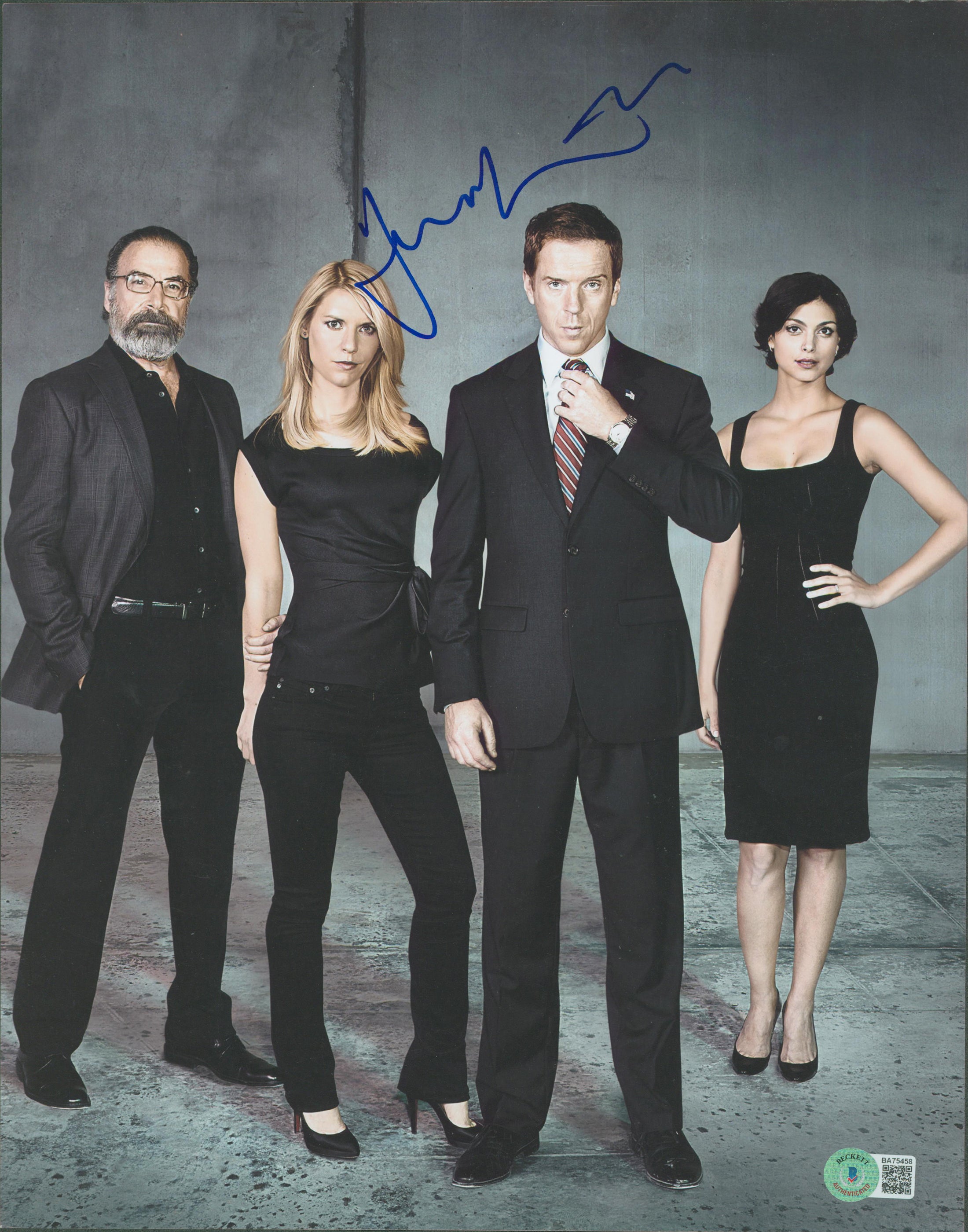 Damian Lewis Homeland Authentic Signed 11x14 Photo Autographed BAS #BA75458