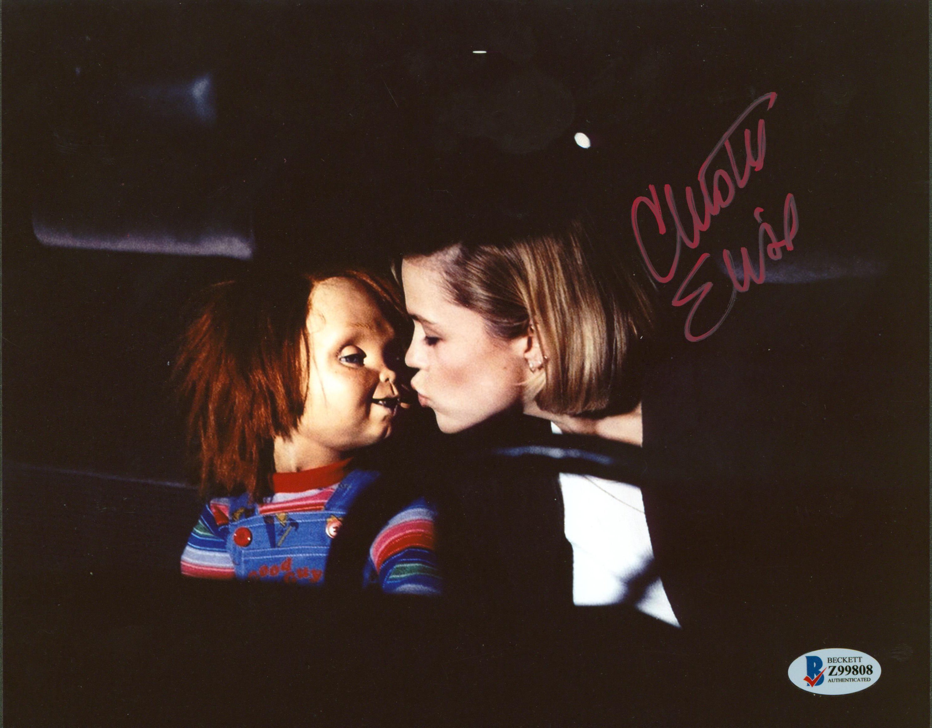 Christine Elise Child's Play 2 Authentic Signed 8x10 Photo BAS #Z99808