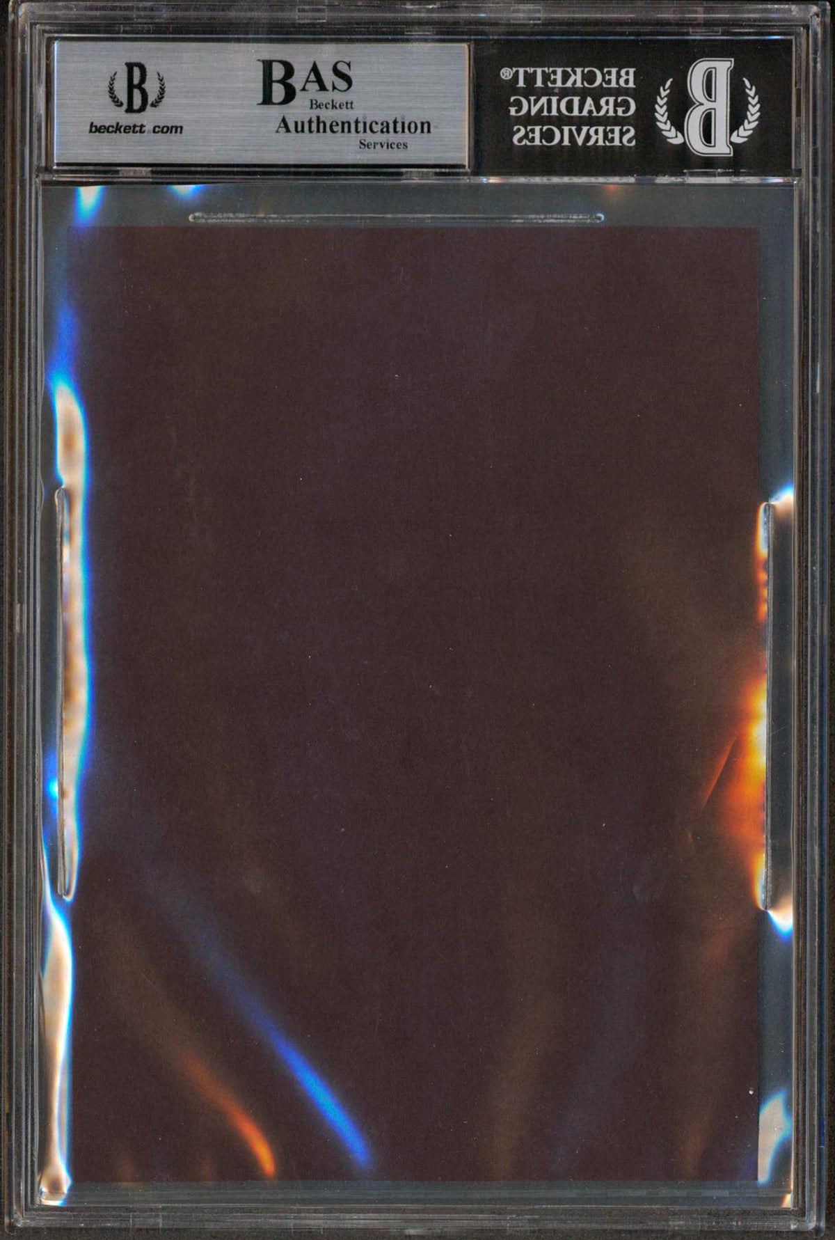 Jimmy Page Led Zeppelin Signed 2x5.5 Cut Signature Auto Graded Mint 9! BAS Slab