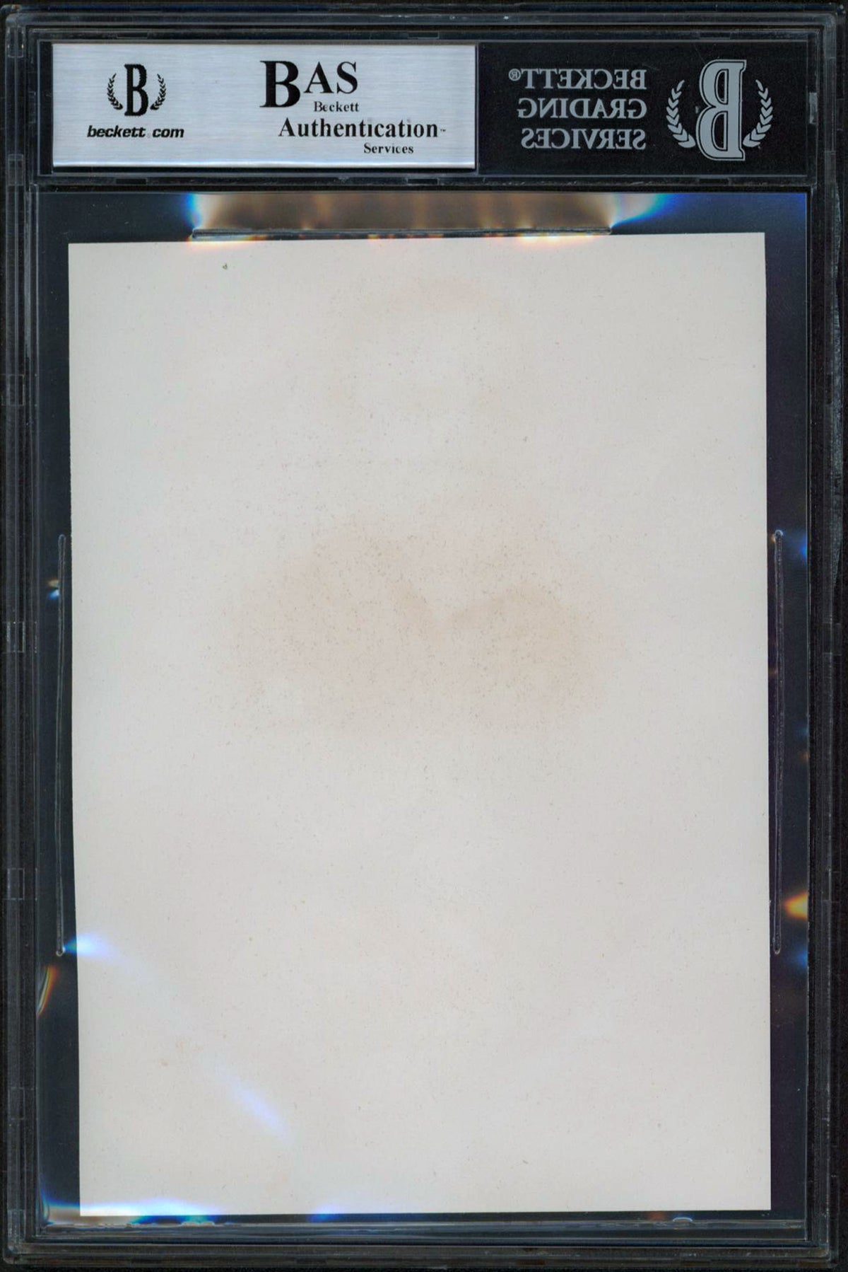 Chester A. Arthur Signed 1.6x3.5 Cut Signature Auto Graded Mint 9! BAS Slabbed