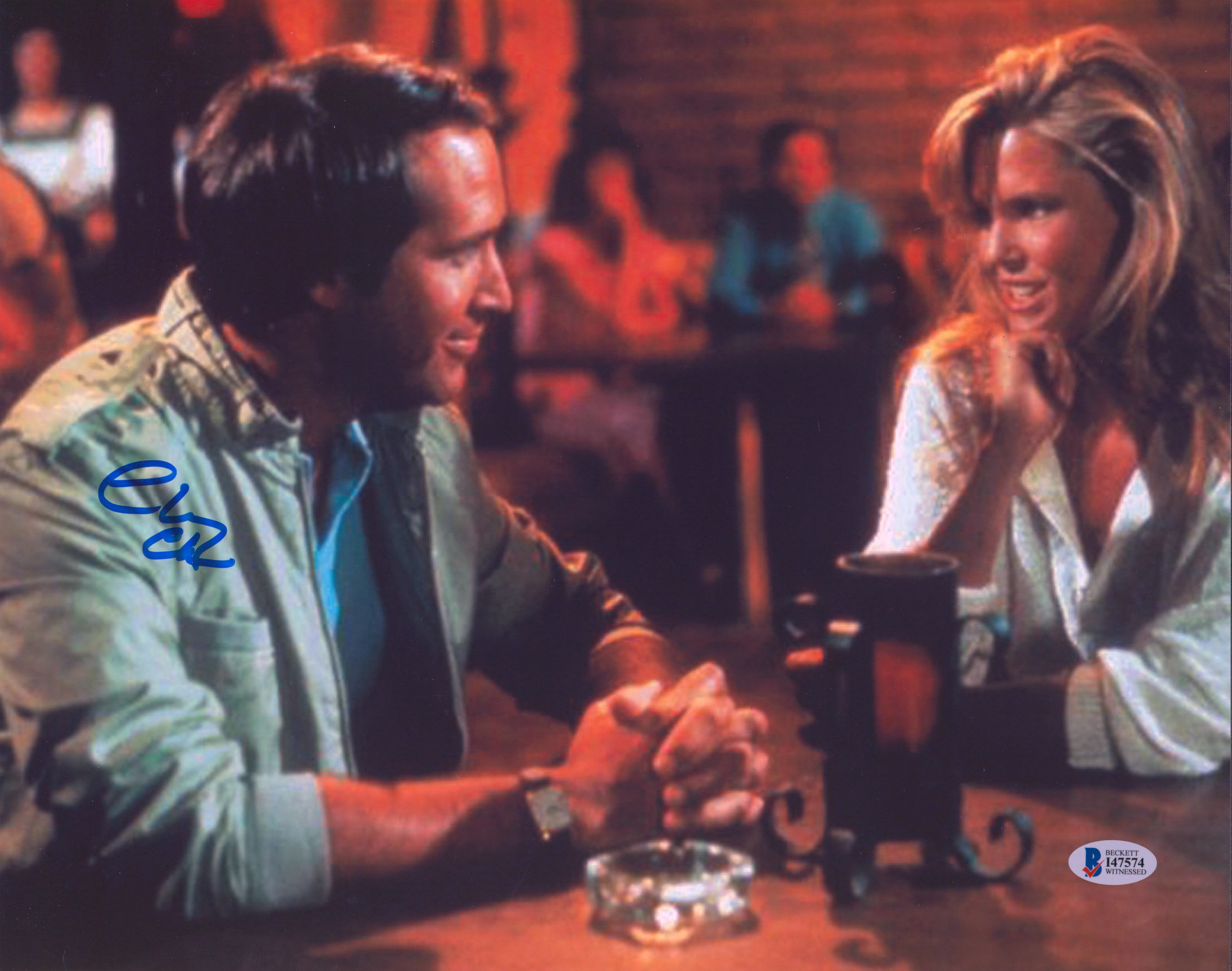 Chevy Chase National Lampoon's Vacation Signed 11x14 Photo BAS Witness #I47574