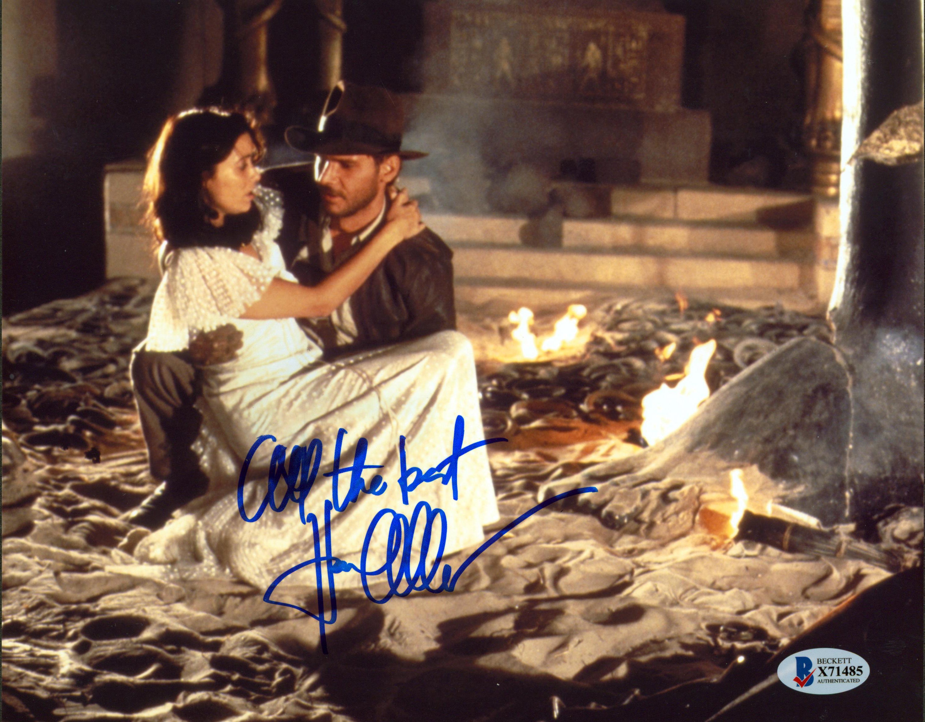 Karen Allen Indiana Jones "All The Best" Authentic Signed 8x10 Photo BAS #X71485