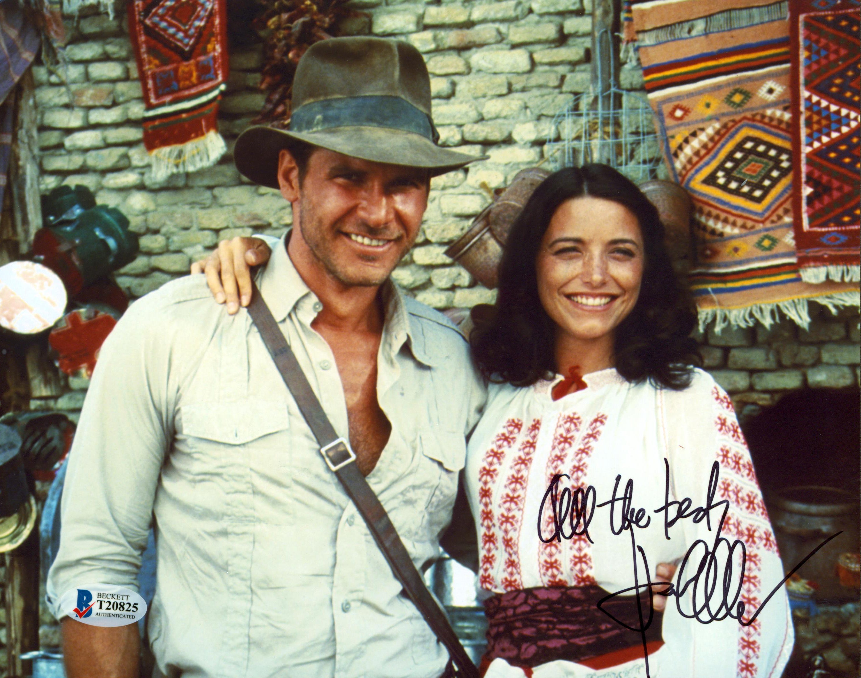 Karen Allen Indiana Jones "All The Best" Authentic Signed 8x10 Photo BAS #T20825