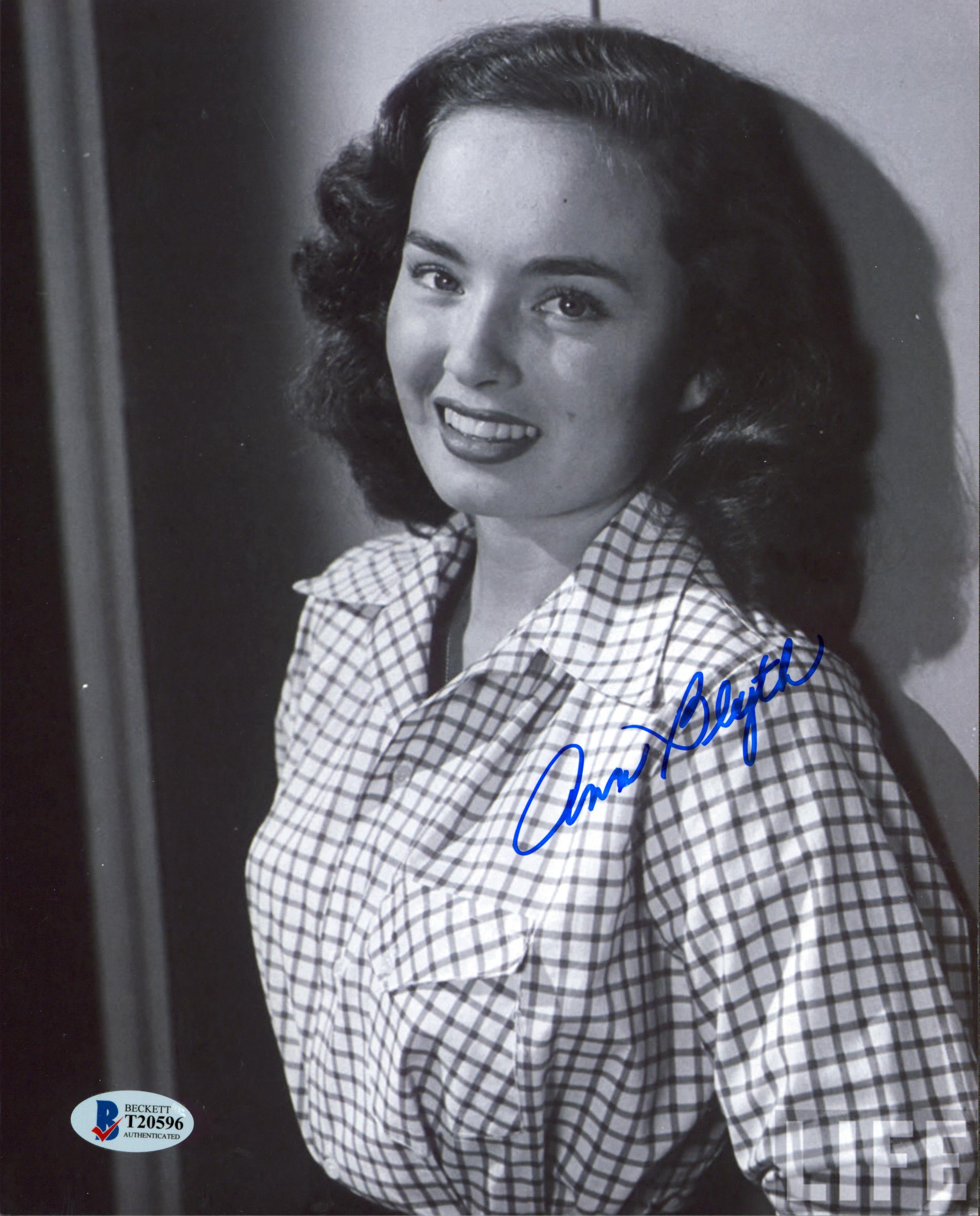 Ann Blyth Our Very Own Authentic Signed 8x10 Black & White Photo BAS #T20596
