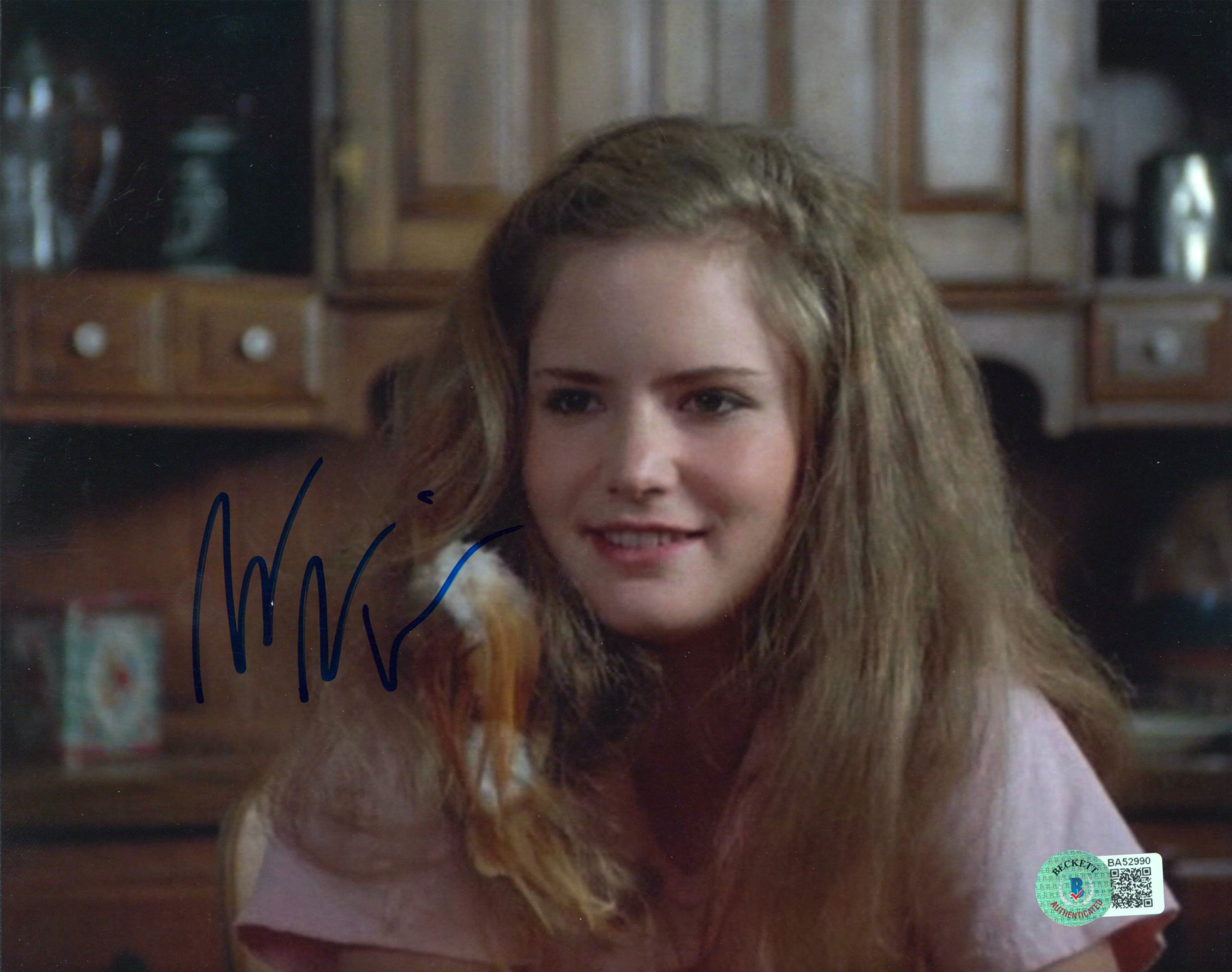 Jennifer Jason Leigh Fast Times At Ridgemont High Signed 8x10 Photo BAS #BA52990