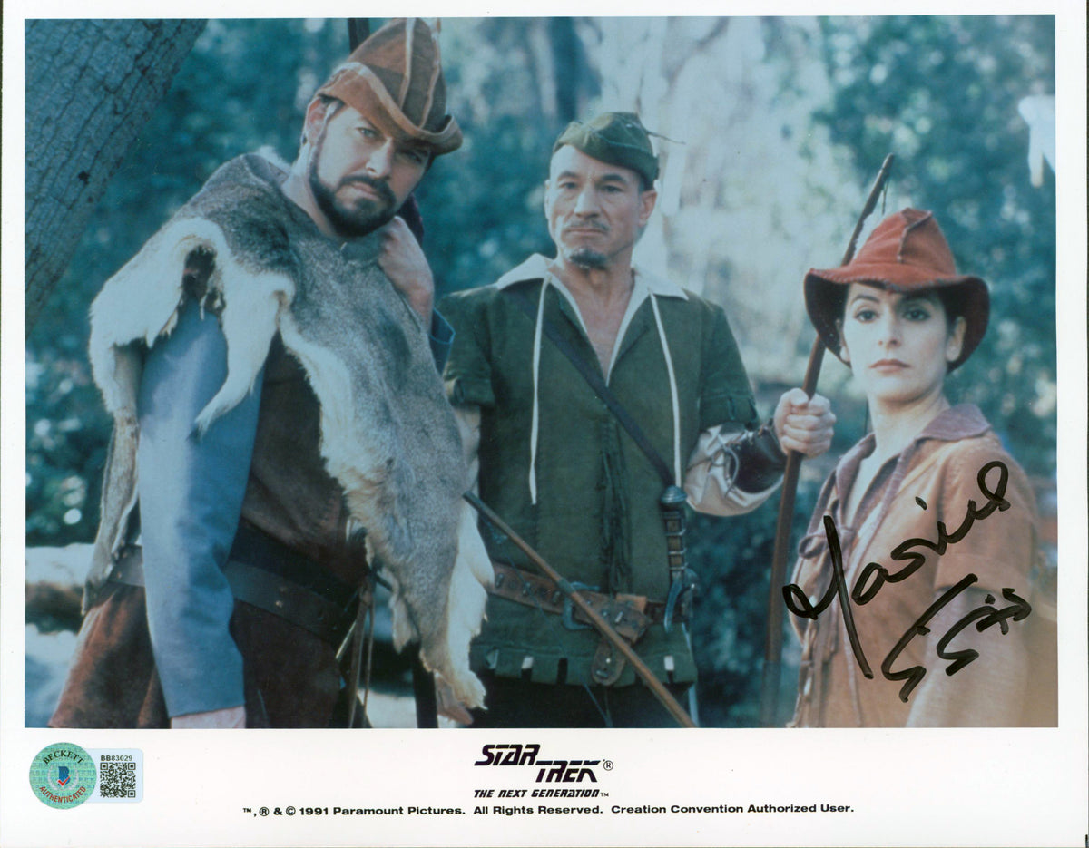 Marina Sirtis Star Trek The Next Generation Signed 8x10 Promo Photo BAS #BB83029