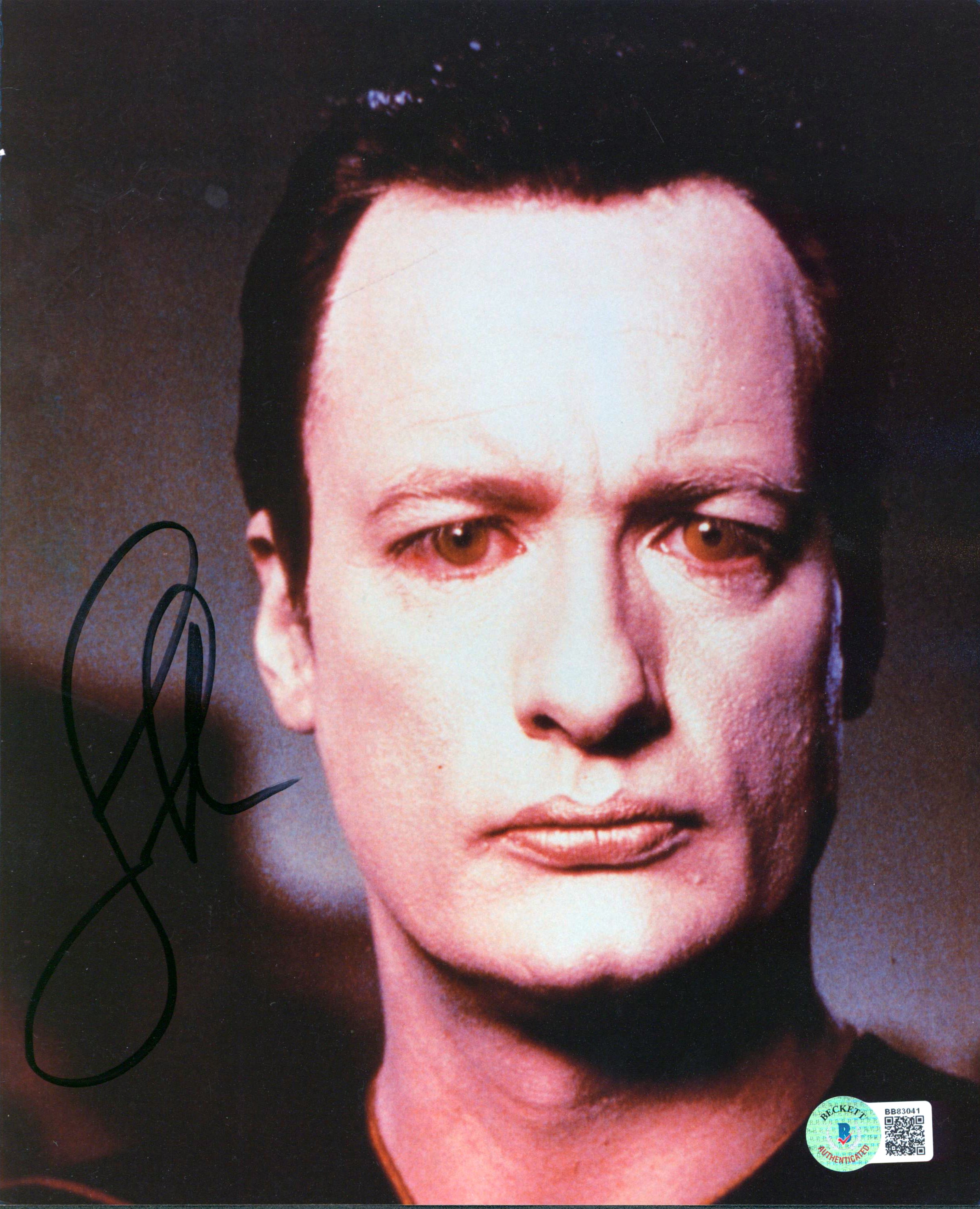 John Delancie Star Trek The Next Generation Signed 8x10 Photo BAS #BB83041